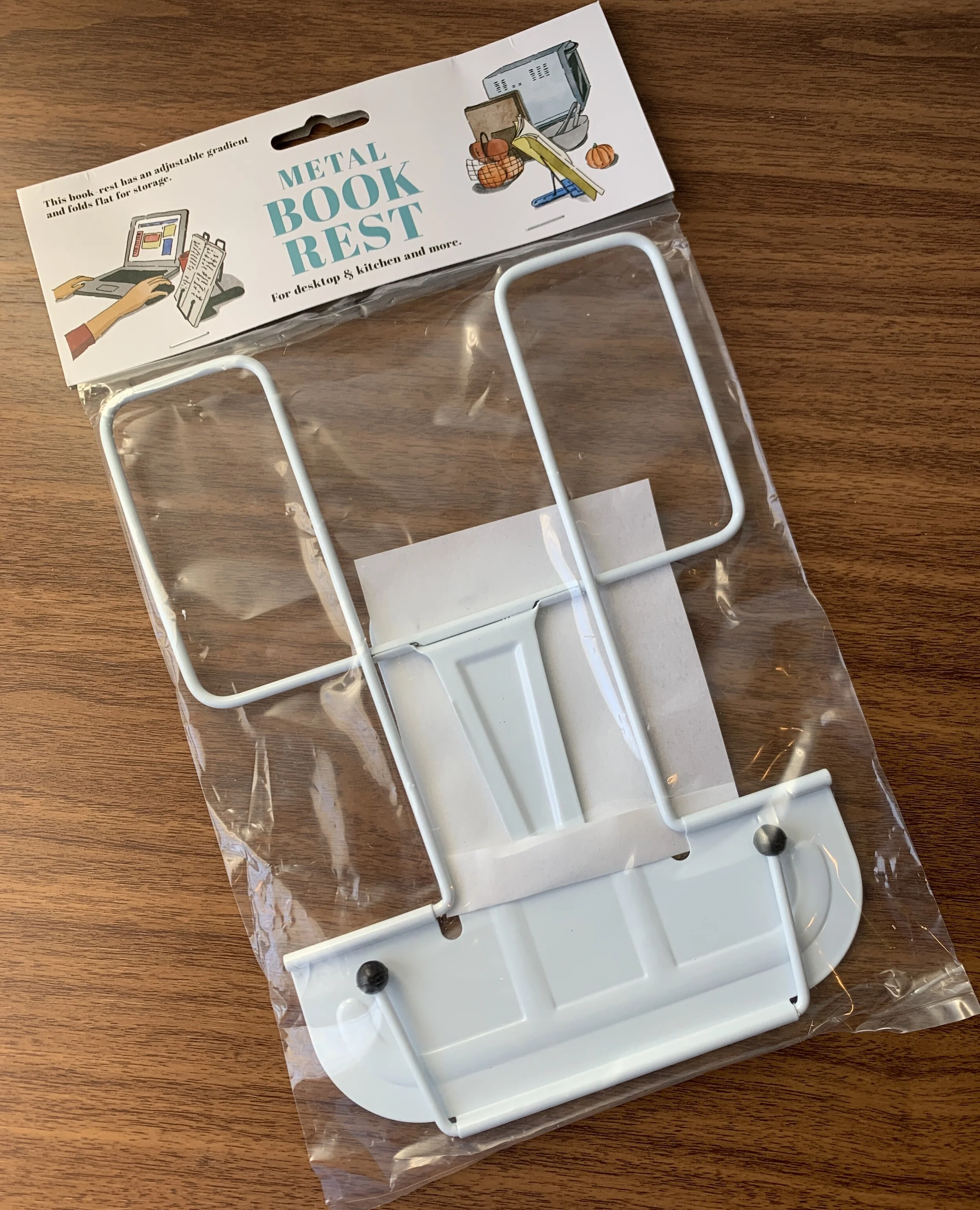 Hightide Co. Metal Book Stand (White)