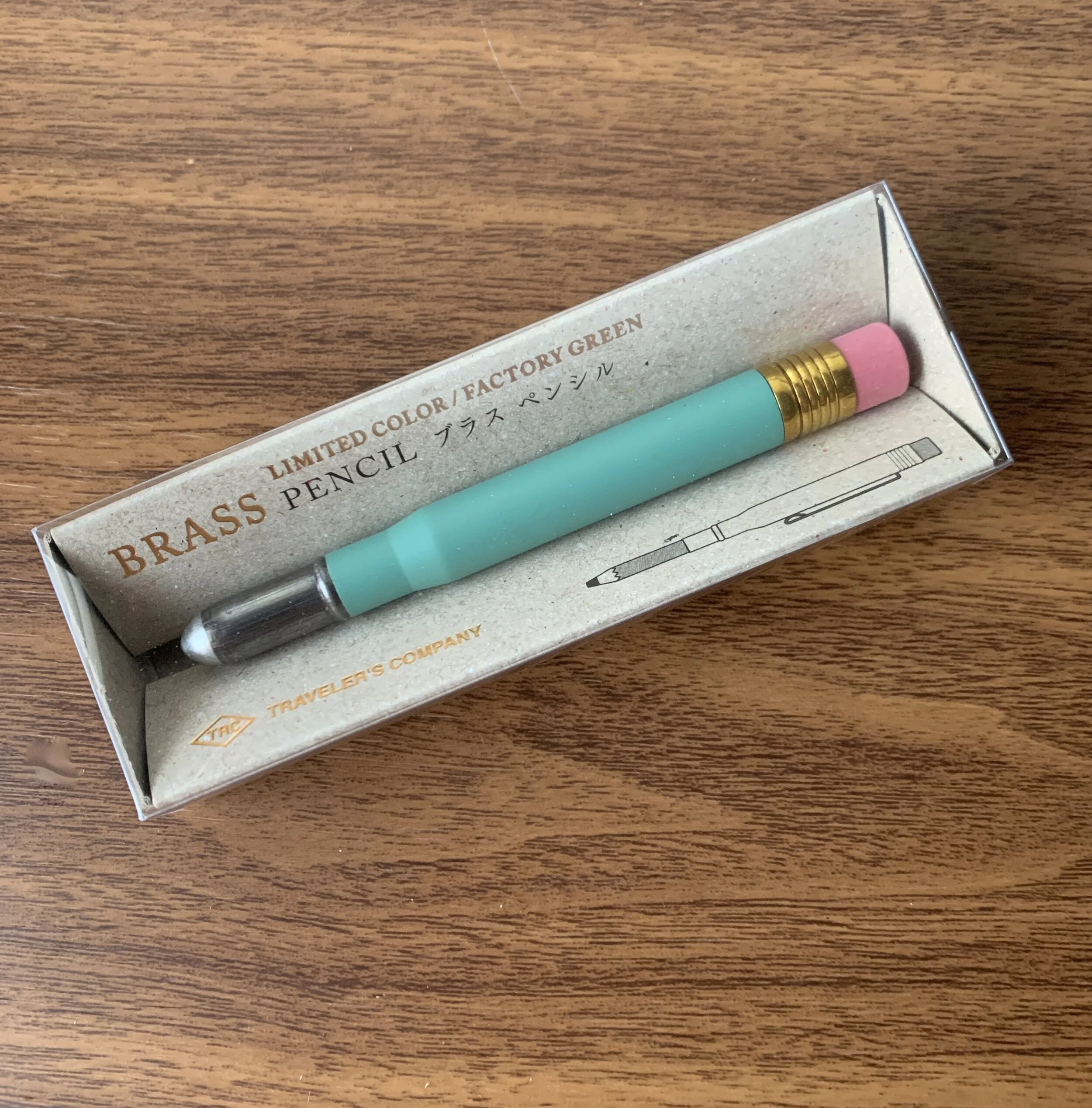 Traveler's Company Factory Green Pencil