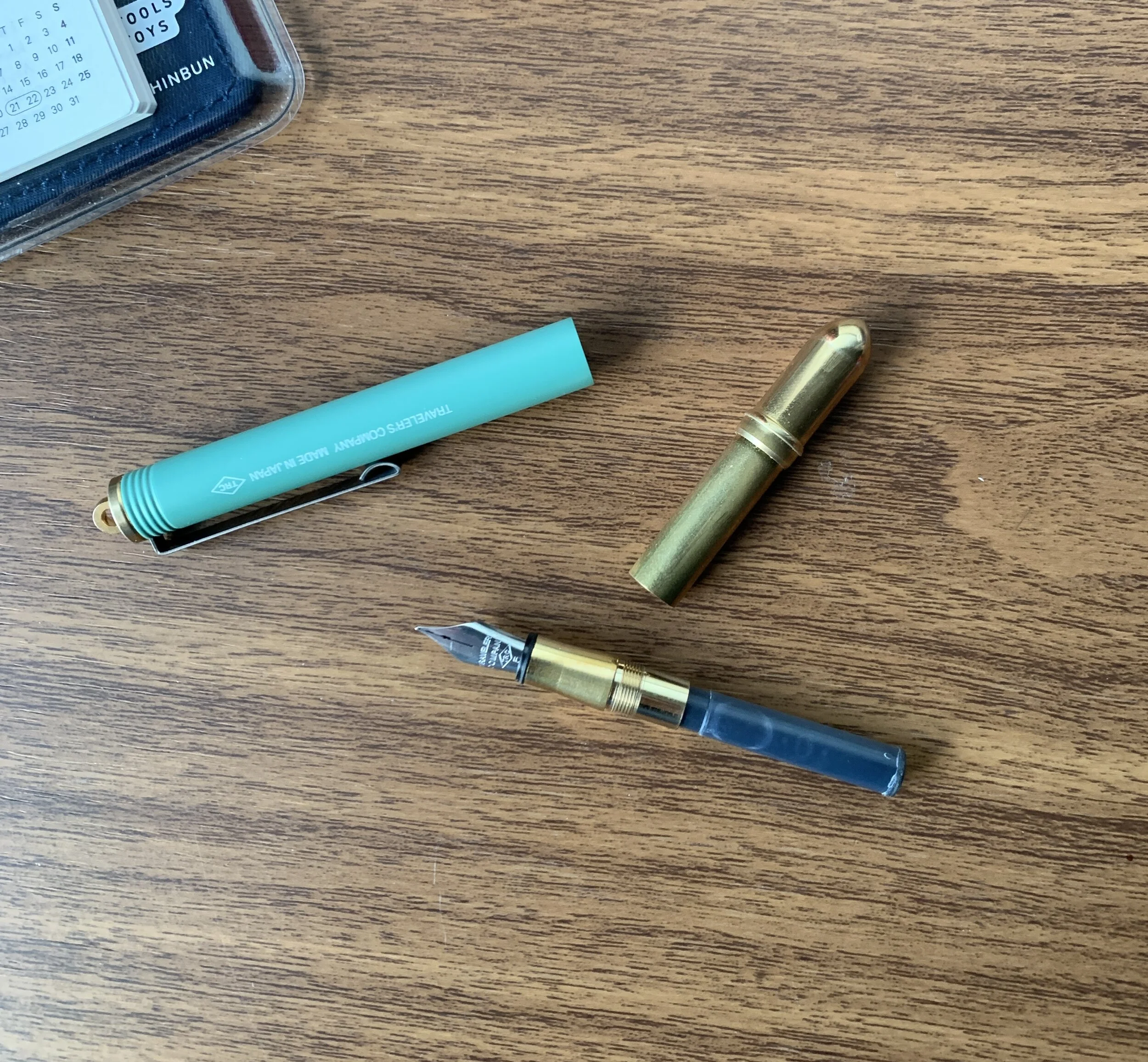 Traveler's Company Brass Fountain Pen A New Twist on a Vintage Form
