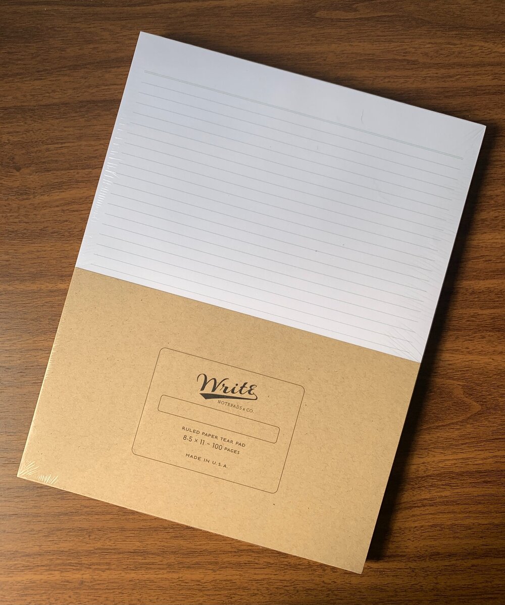Write Notepads Memo Pads The, Landscape Format Writing Pads