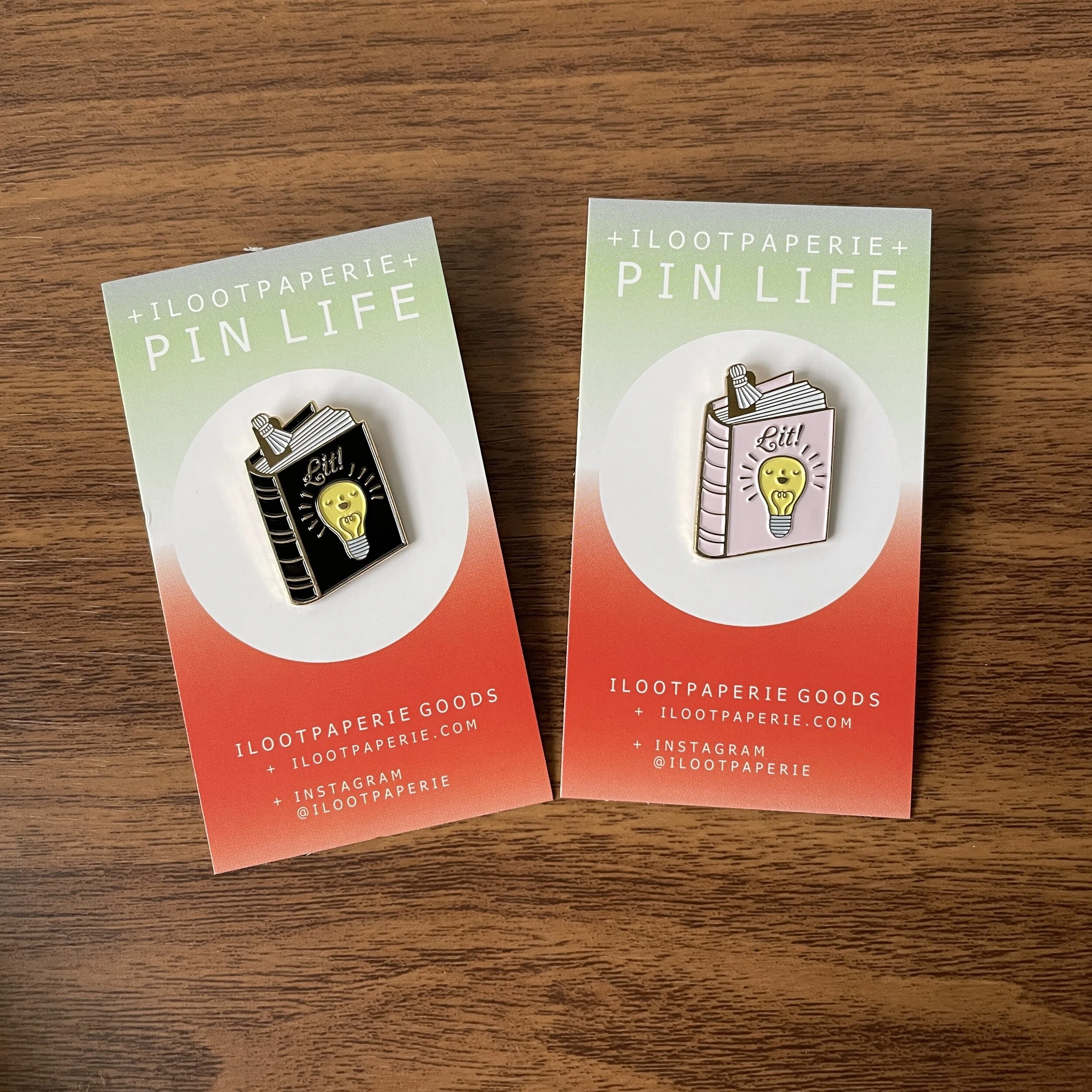 Lit! Soft Enamel Lapel Pin