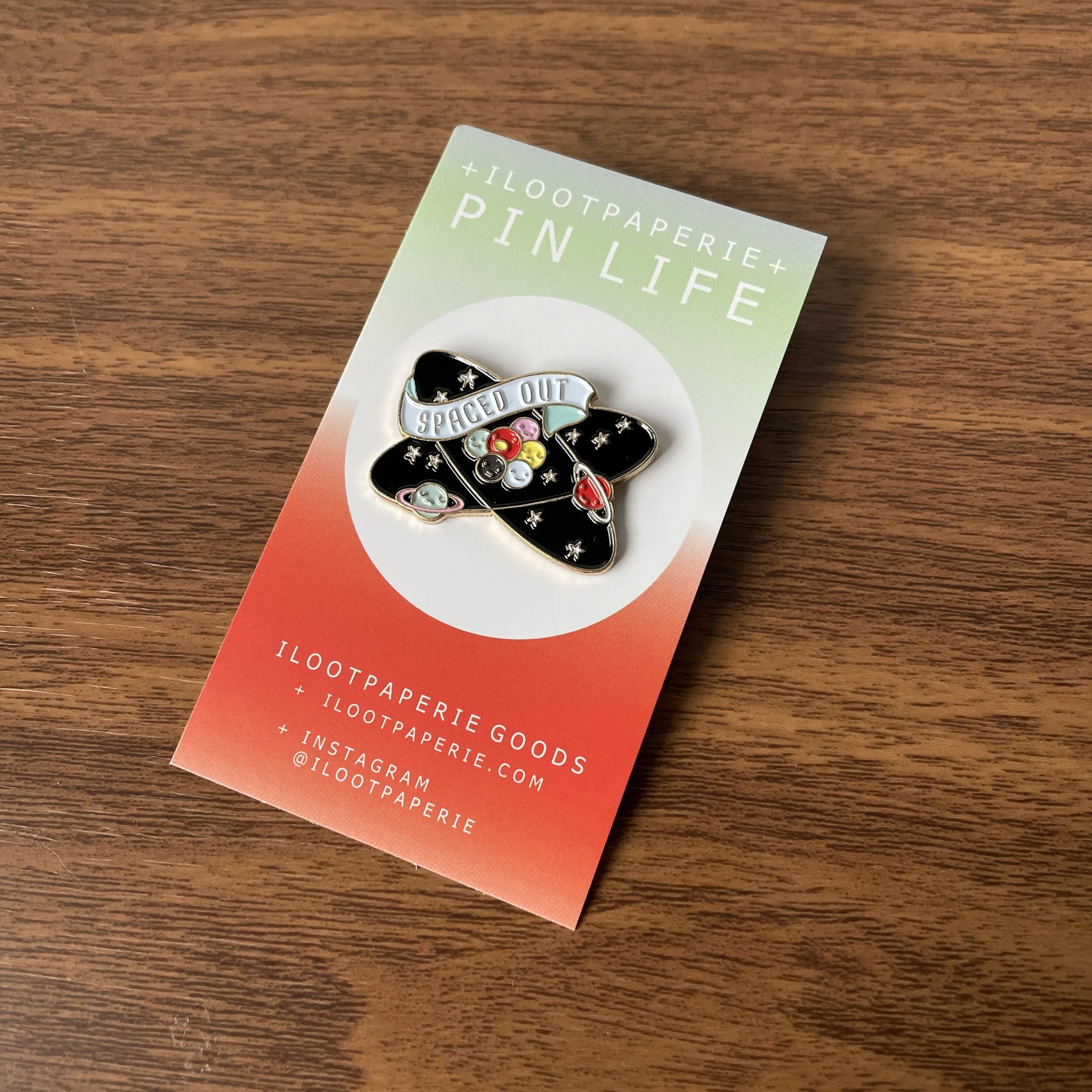 Spaced Out Hard Enamel Lapel PIn