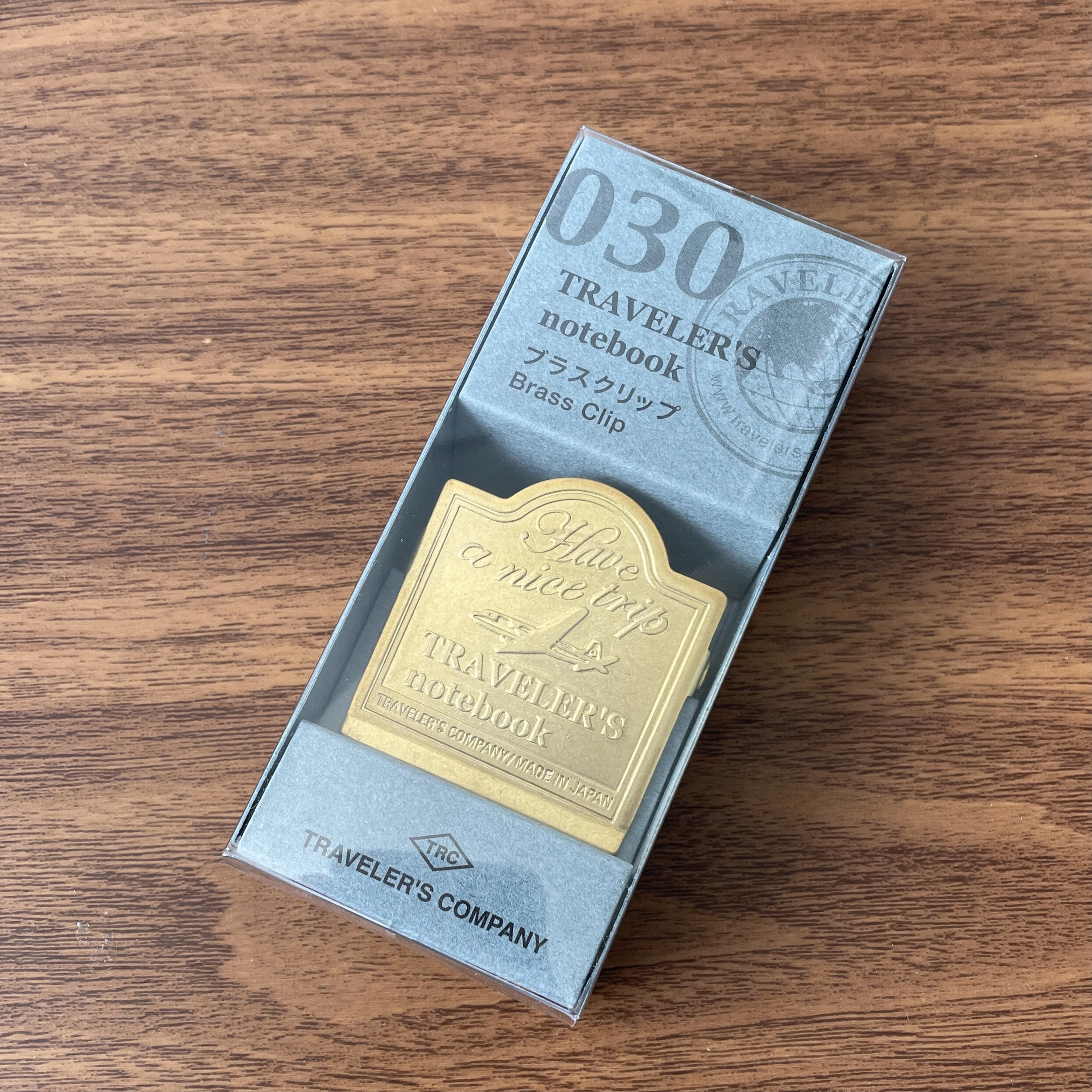 Traveler's Notebook Brass Clip
