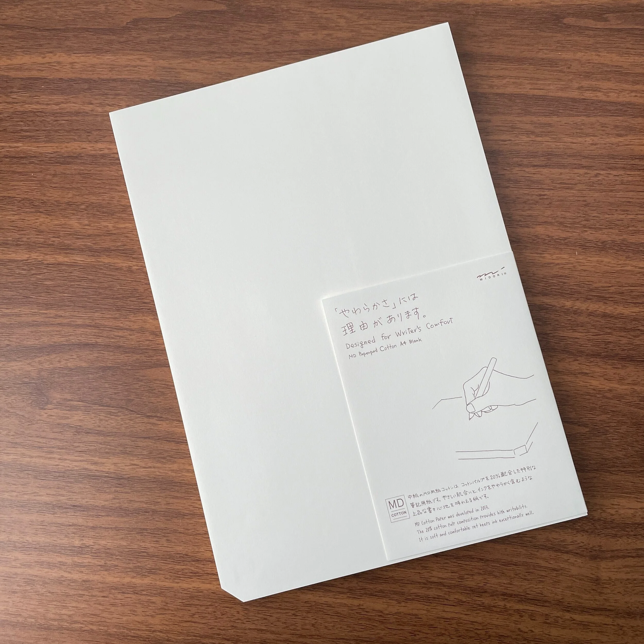Midori MD Cotton Paper Pad A4