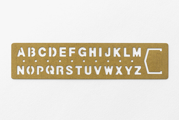 Traveler's Company Brass Template Bookmark — The Gentleman Stationer