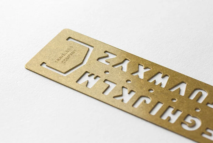 Traveler's Company Bookmark Template (Alphabet)