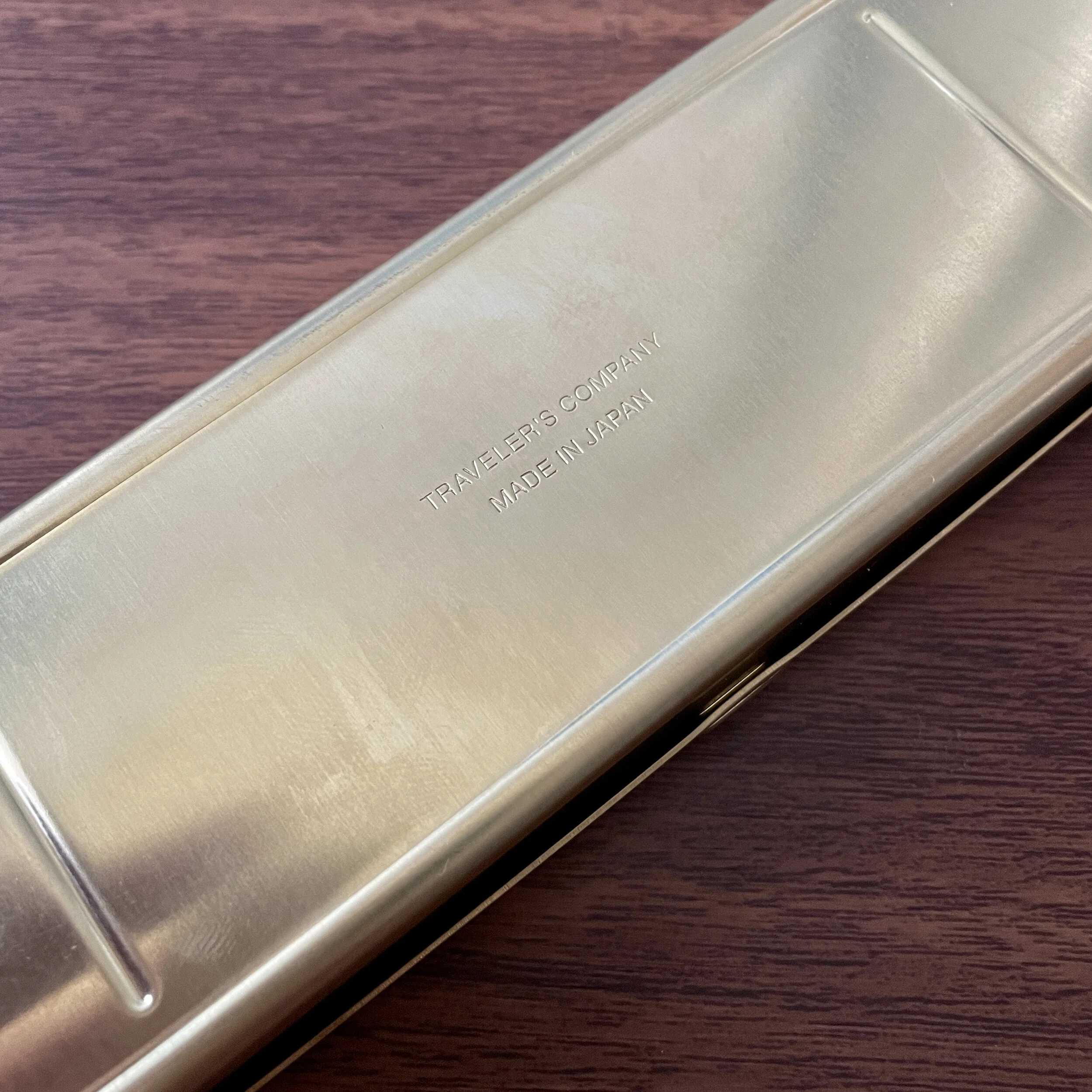 Traveler's Company Brass Pen Case Imprint