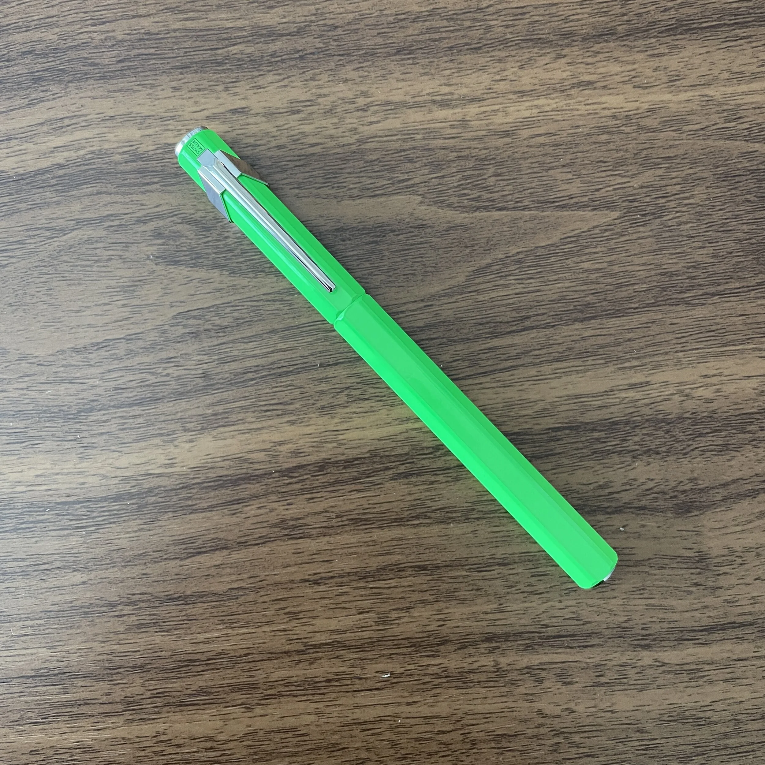 Caran d'Ache 849 Fountain Pen Green Fluor