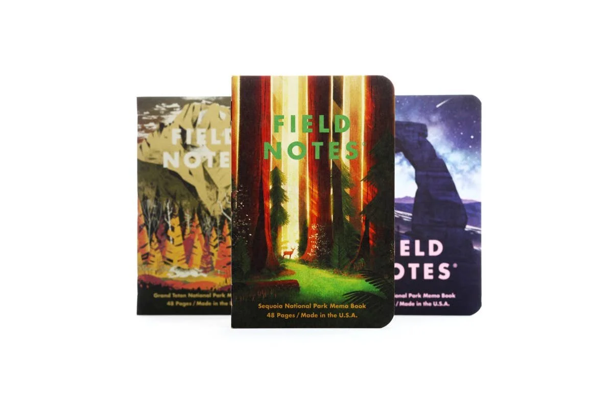 Field Notes National Parks Series D Covers