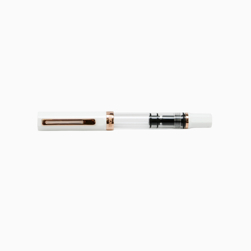 TWSBI Eco White and Rose Gold Fountain Pen (2)
