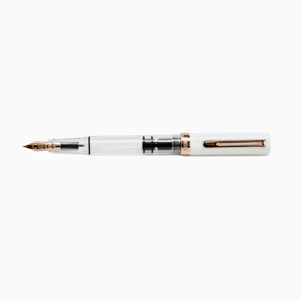 TWSBI Eco White and Rose Gold Fountain Pen (4)