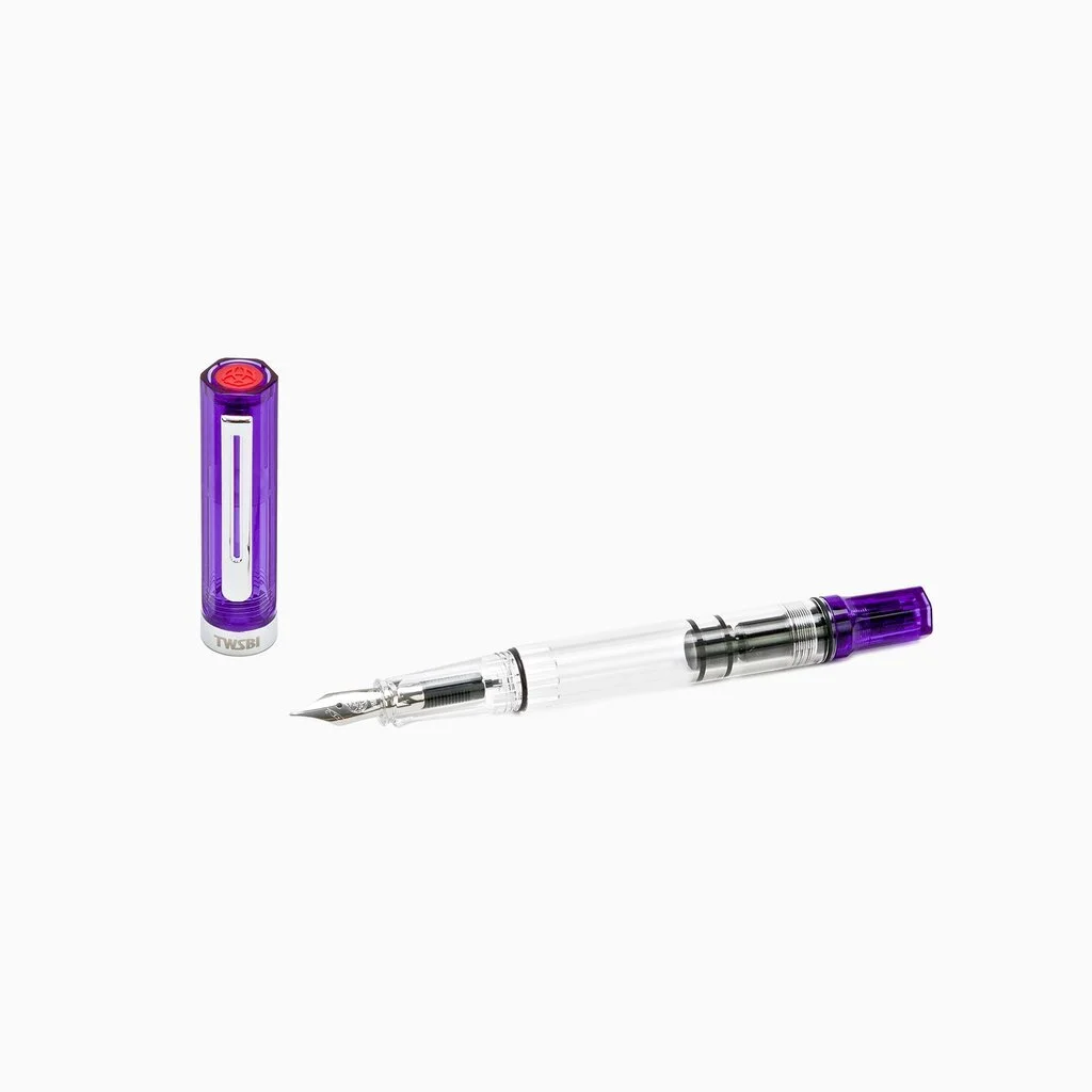 TWSBI ECO Transparent Purple Fountain Pen (1)