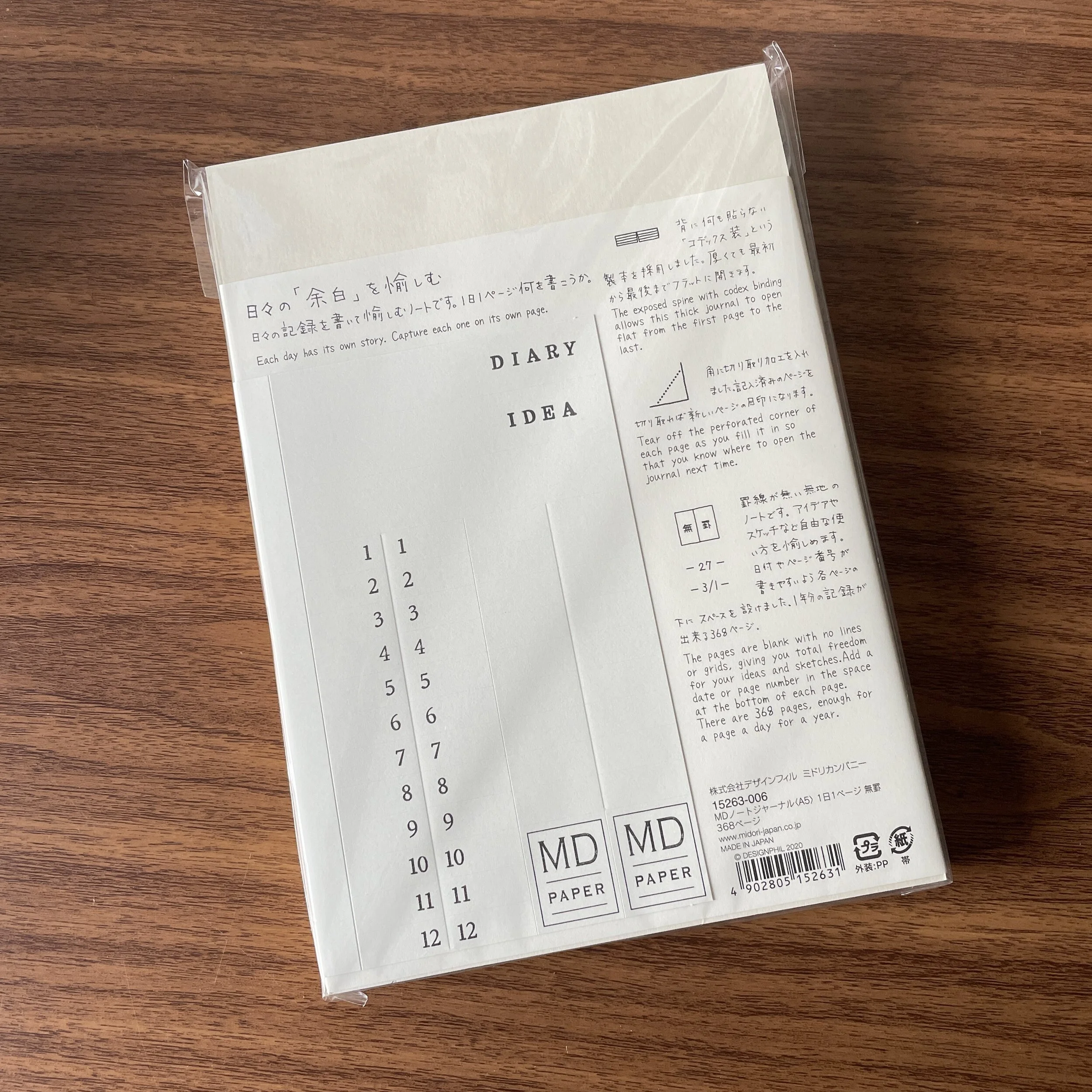 Midori MD Notebook Journal Codex Stickers
