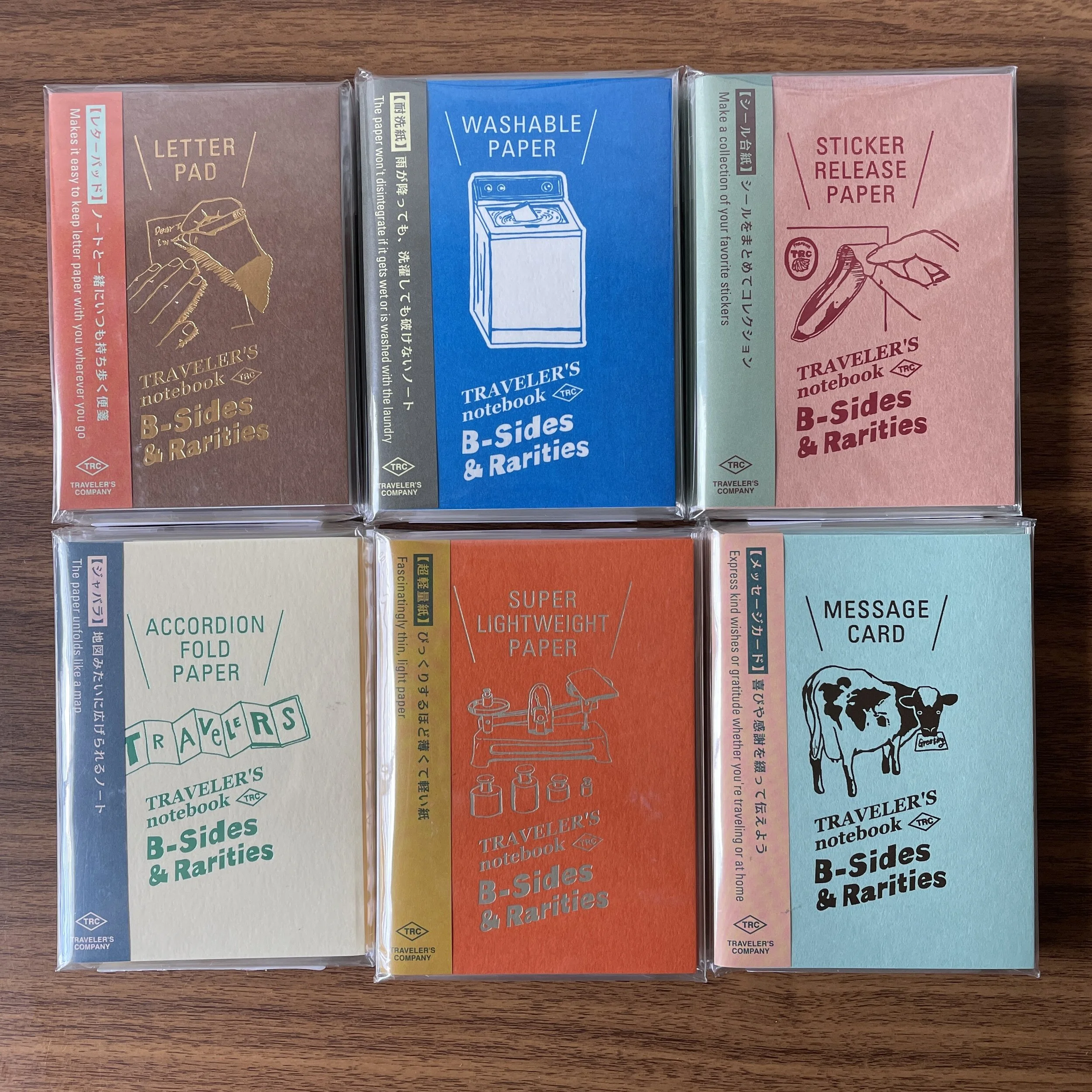 TRAVELER'S notebook B-Sides 6種セット トラベラーズノート B-Sides & Rarities 【3月25日発売