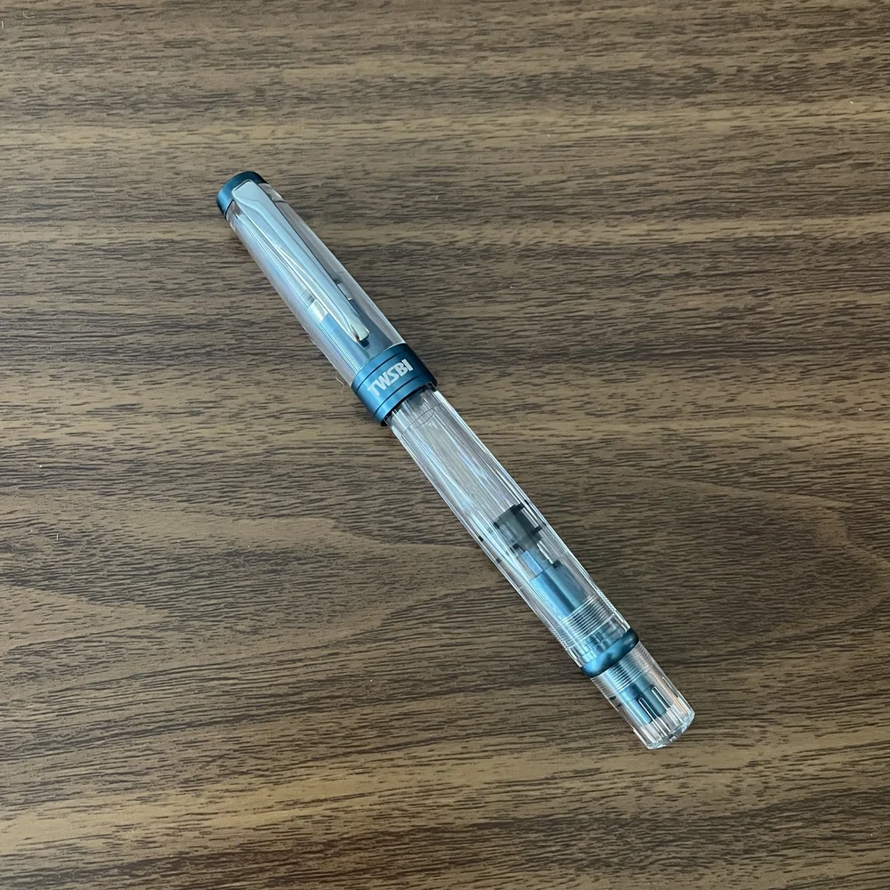 Twsbi 580 AL-R EF プルシアンブルー TWSBI Diamond 580 ALR Fountain Pen - Prussian Blue – Wonder Pens