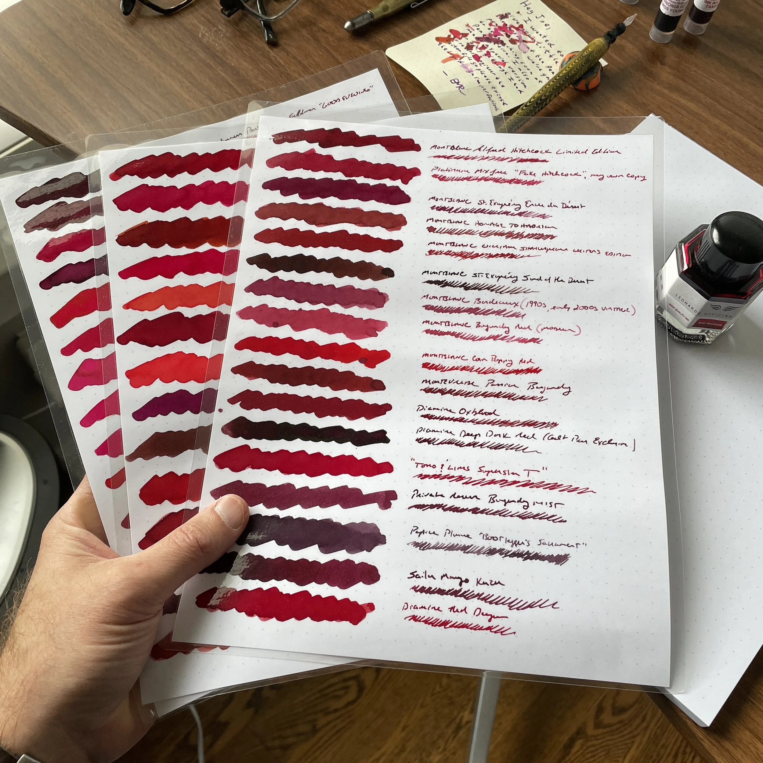 Mini Collections, Part II All the Red Inks — The Gentleman Stationer