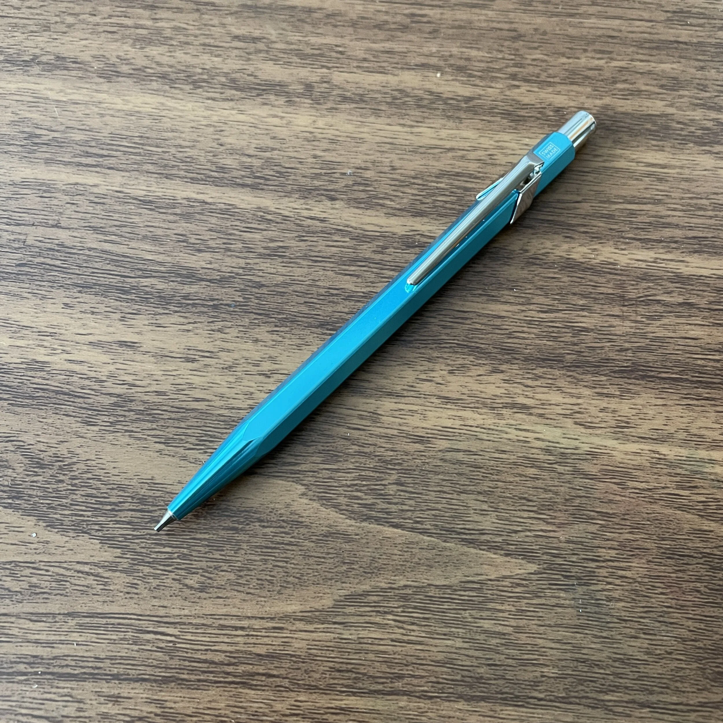 Turquoise Metal-X 844 .7mm mechanical pencil