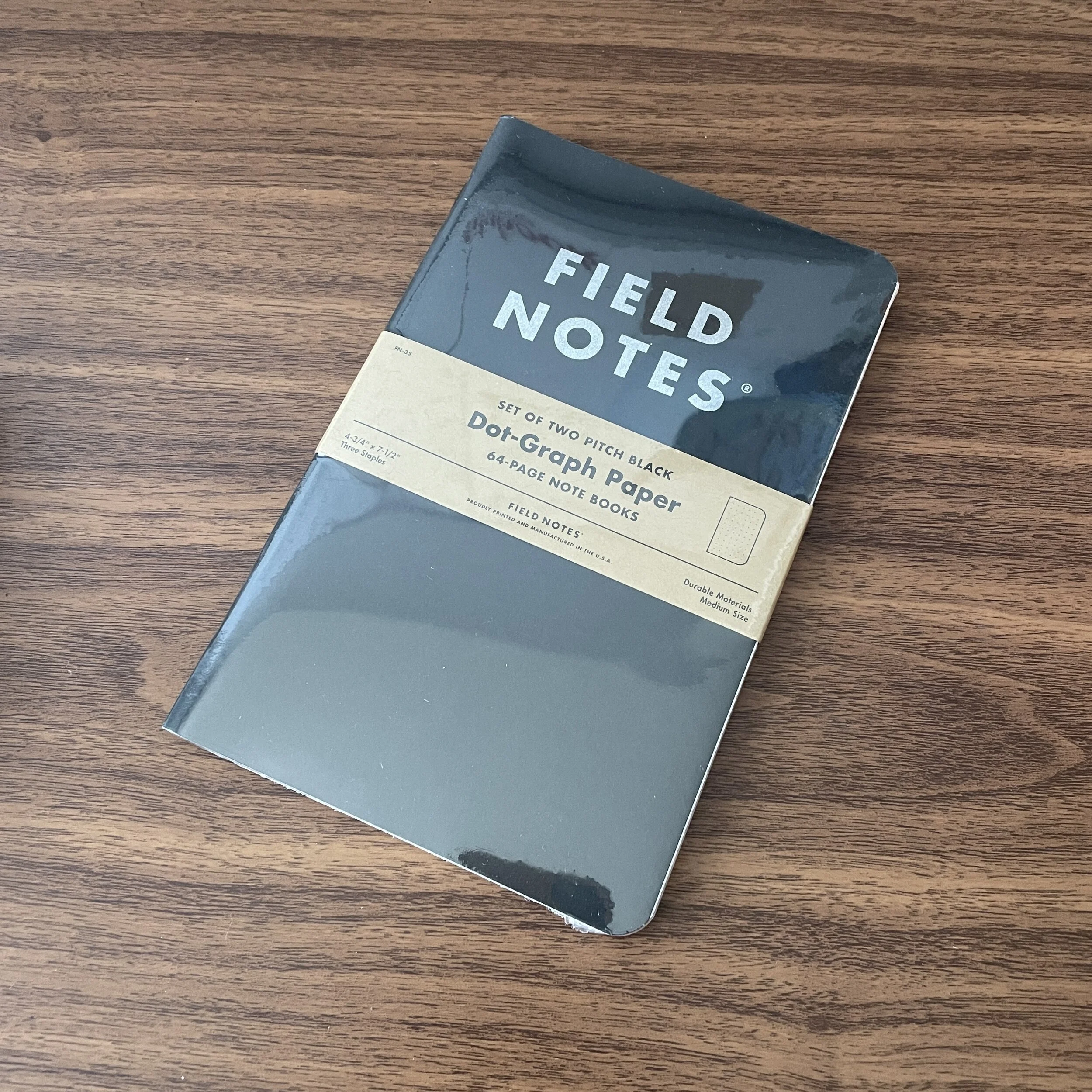 Field Notes Pitch Black Large