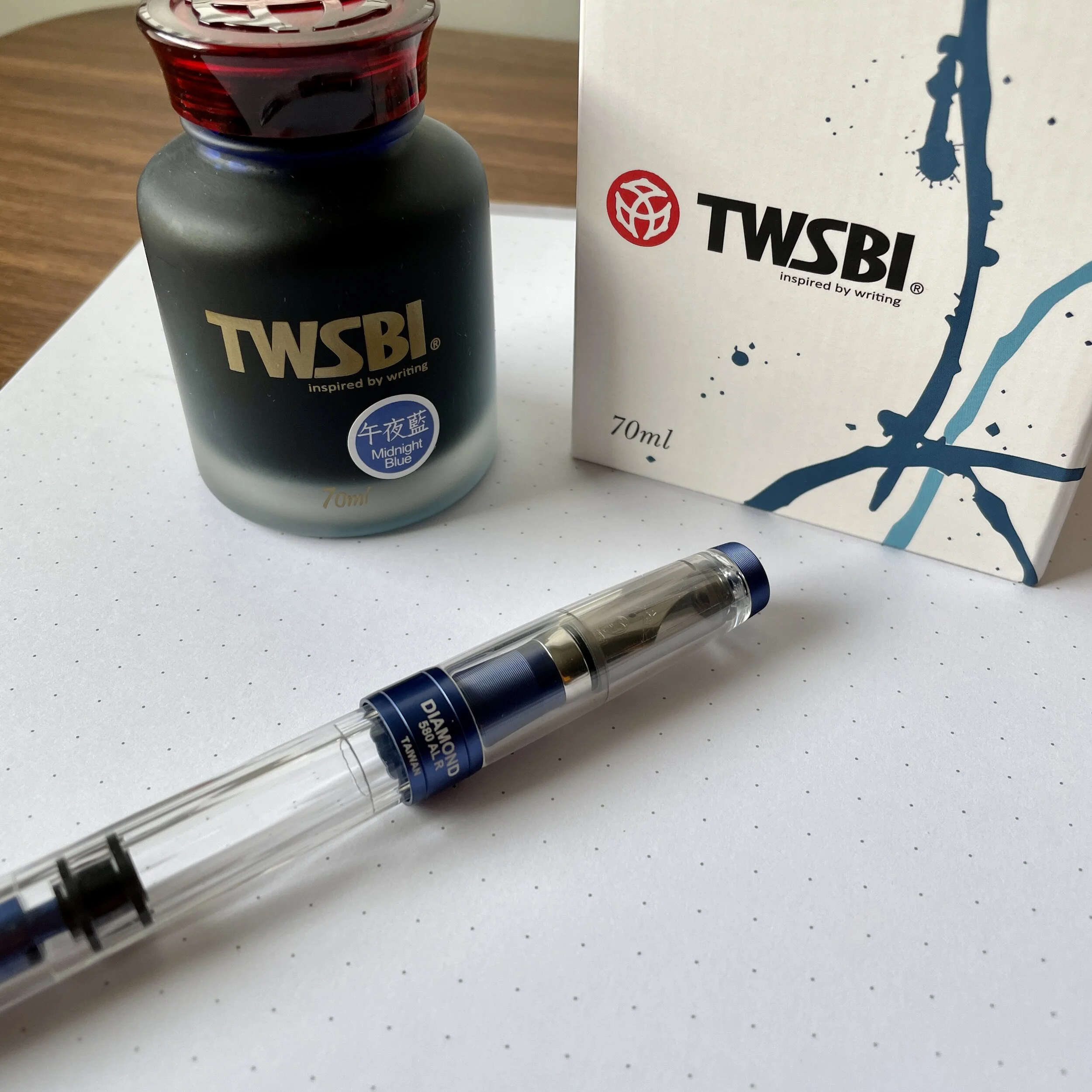 TWSBI Diamond 580 ALR Navy Blue Inked