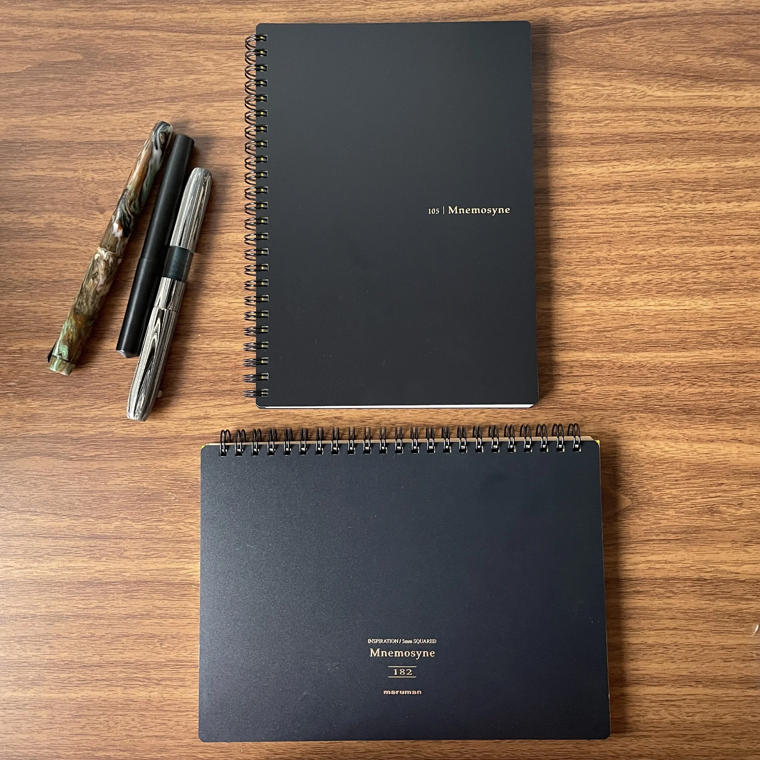 Maruman Mnemosyne Notebooks (Landscape vs. Standard)