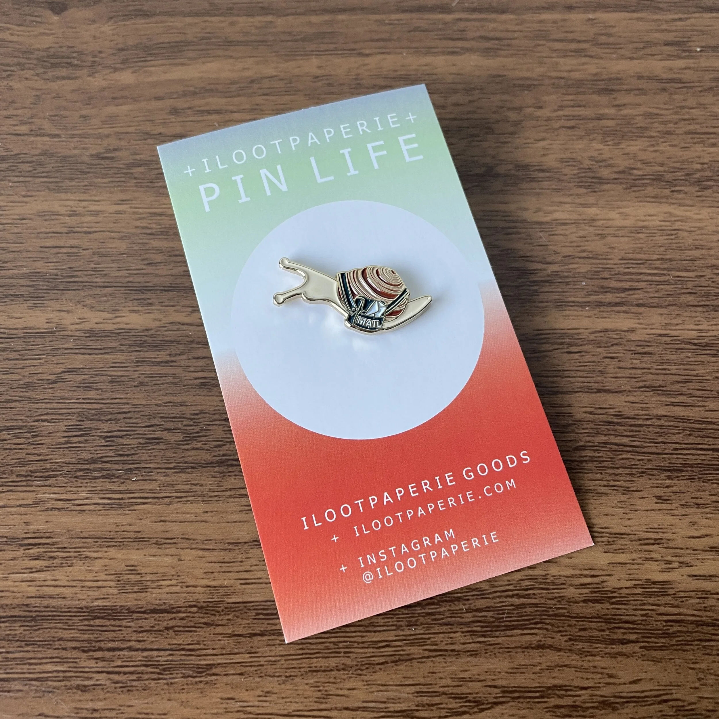 Snail Mail Love Lapel Pin