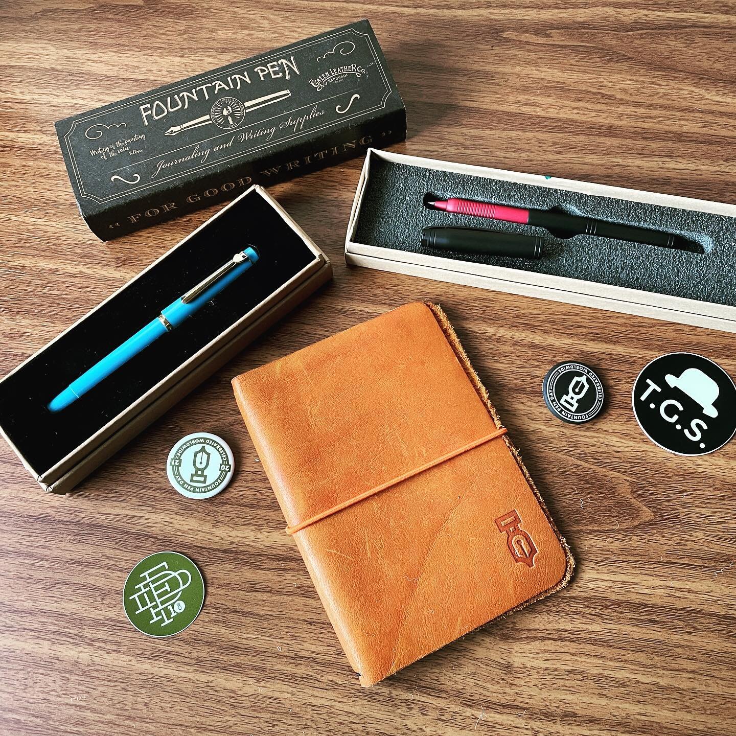 Giveaway time! The @fountainpenday fun continues through the weekend here at T.G.S., with a giveaway and a sale that&rsquo;s continuing to run through tomorrow night. Check out the site for details on how to enter and win one of these great prizes! 
