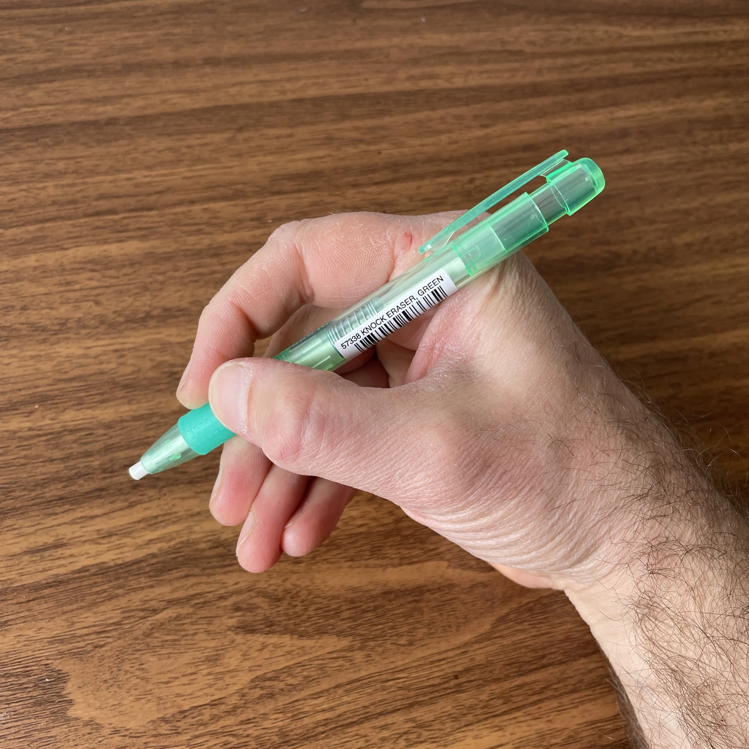 Tombow MONO Knock Eraser in Hand