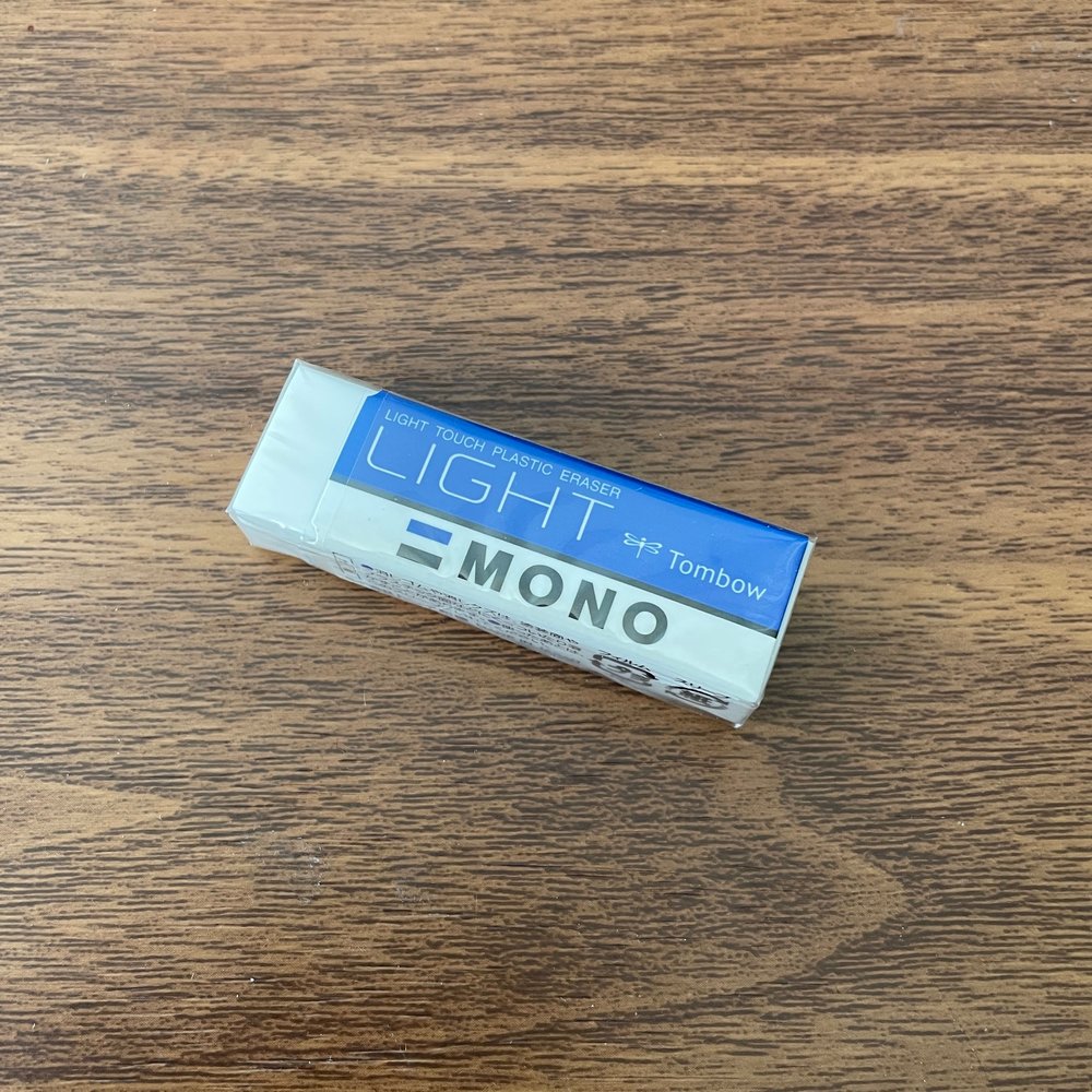 Tombow MONO Light Rubber Eraser — The Gentleman Stationer