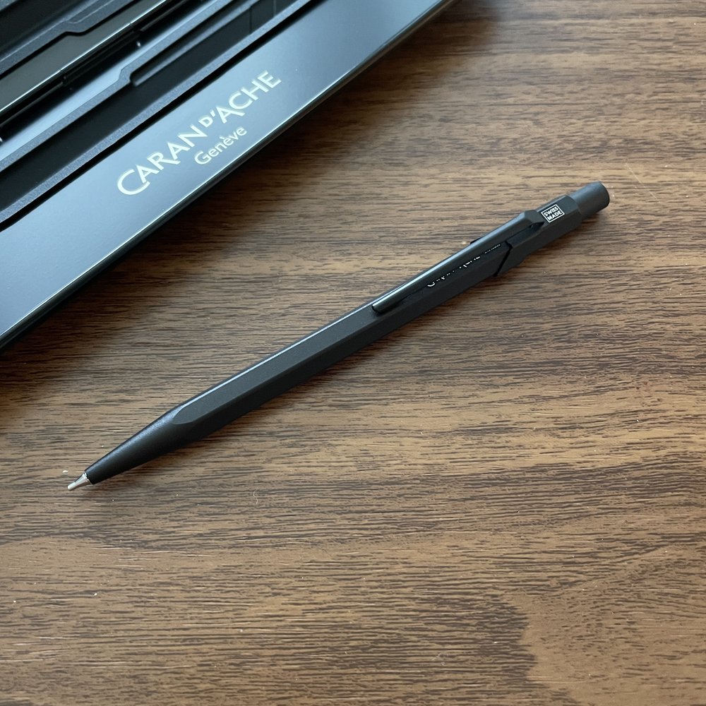 Caran d'Ache 849 Black Code .7mm Mechanical Pencil — The Gentleman  Stationer