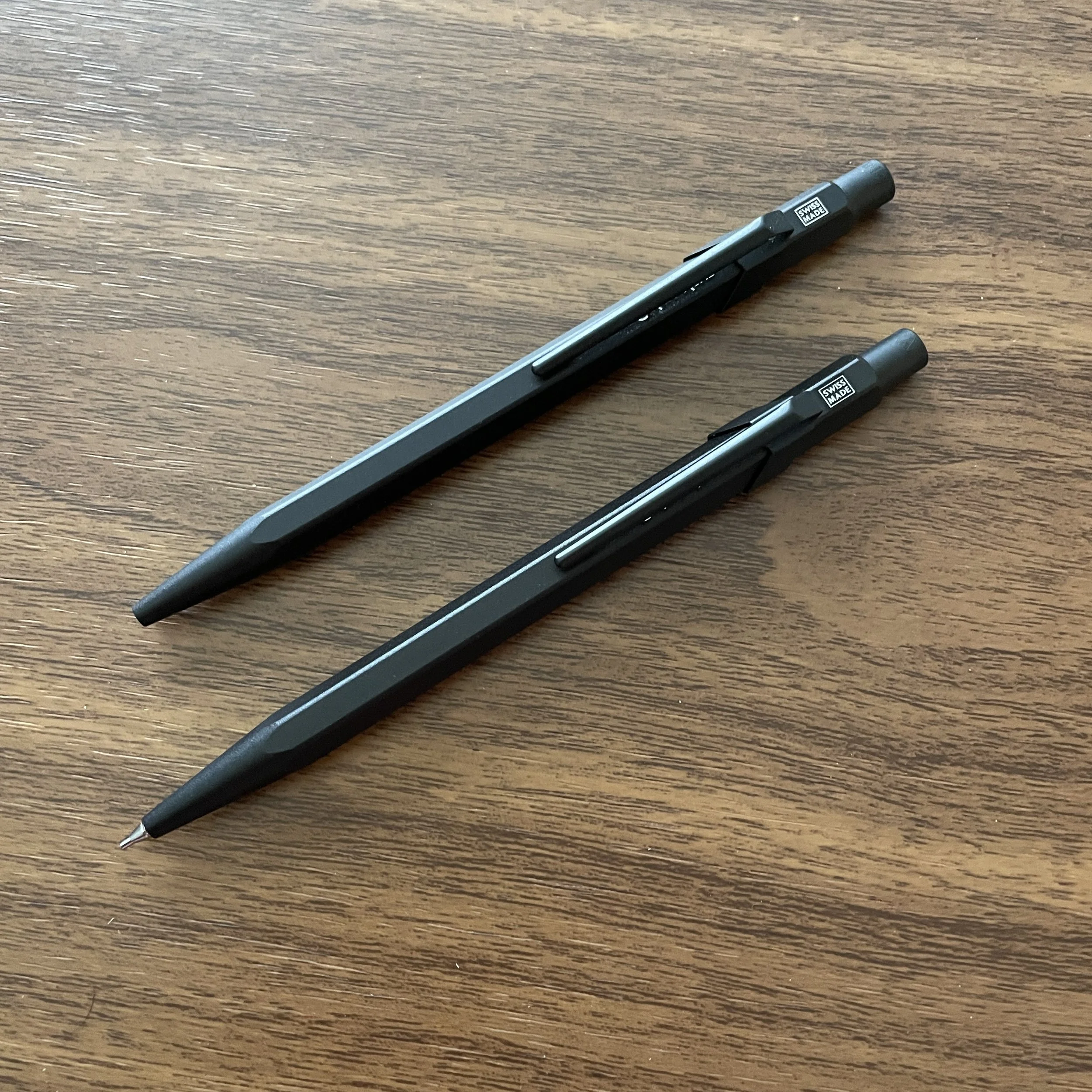Caran d'Ache Black Code Pen and Pencil