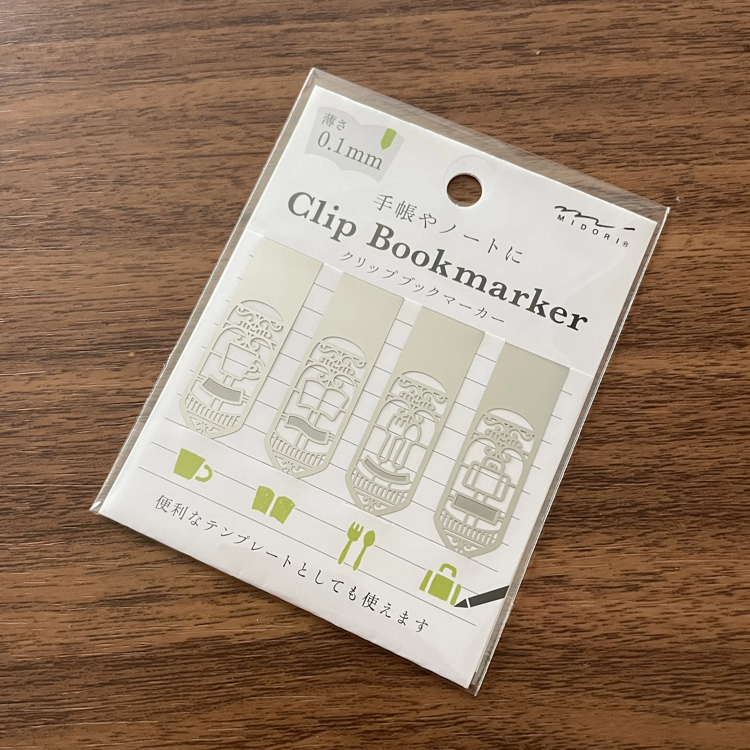 Midori Clip Bookmarks (Travel Theme)