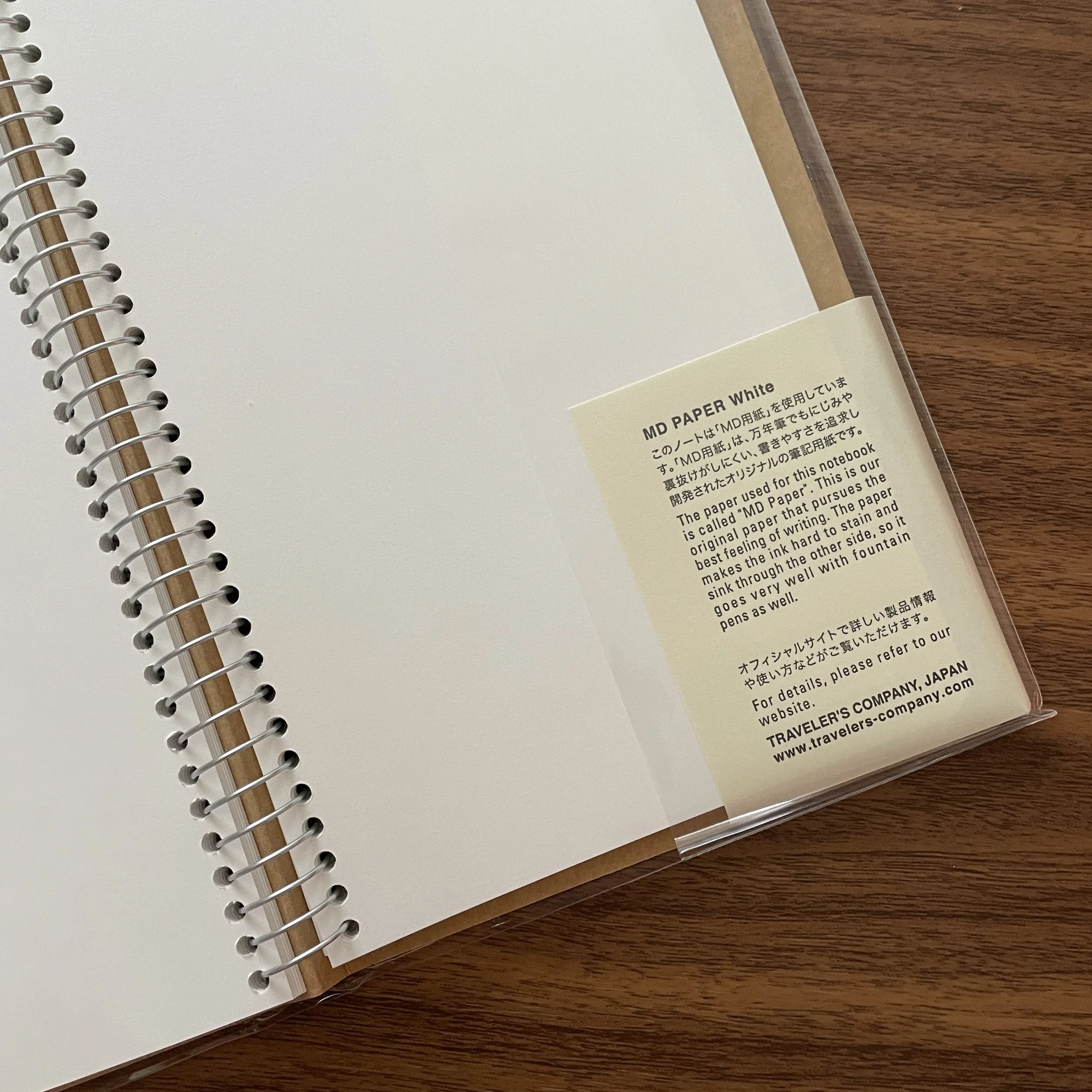 Traveler's Company Spiral A6 Slim Open