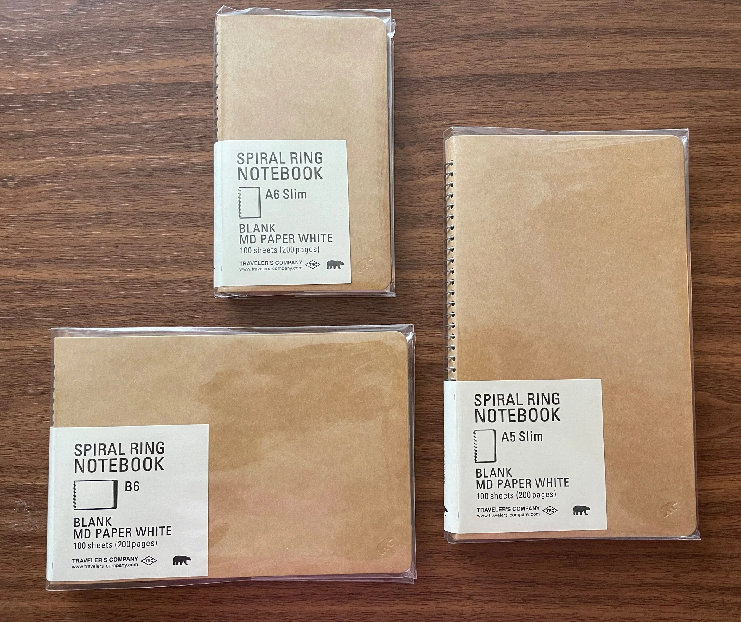 Traveler's Company Spiral Ring Notebooks