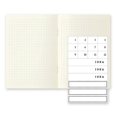 Midori Notebook Light A6 (Grid)