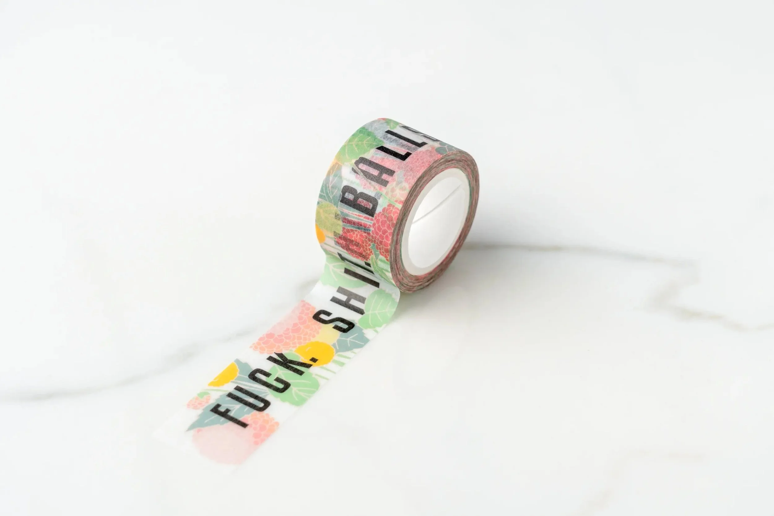 Floral Cuss Words Washi Tape