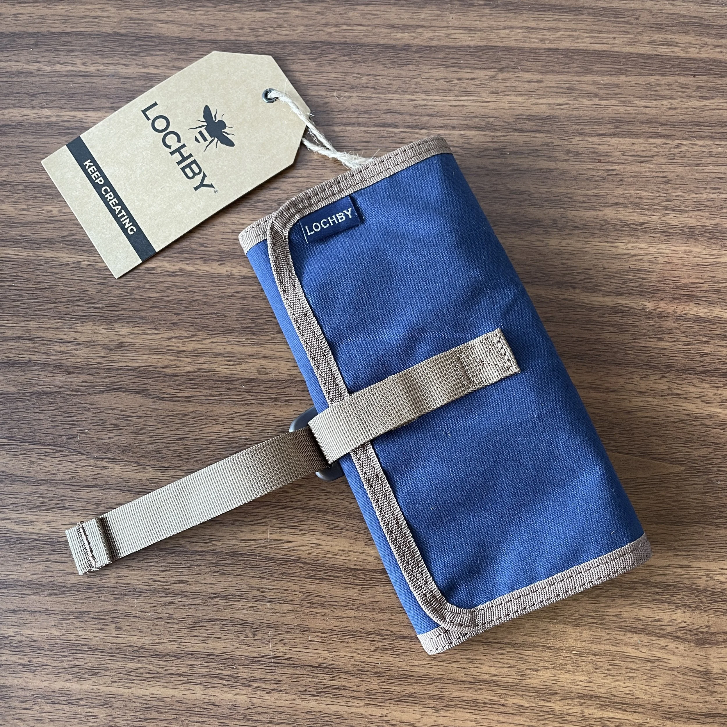 Lochby Tool Roll Navy Blue