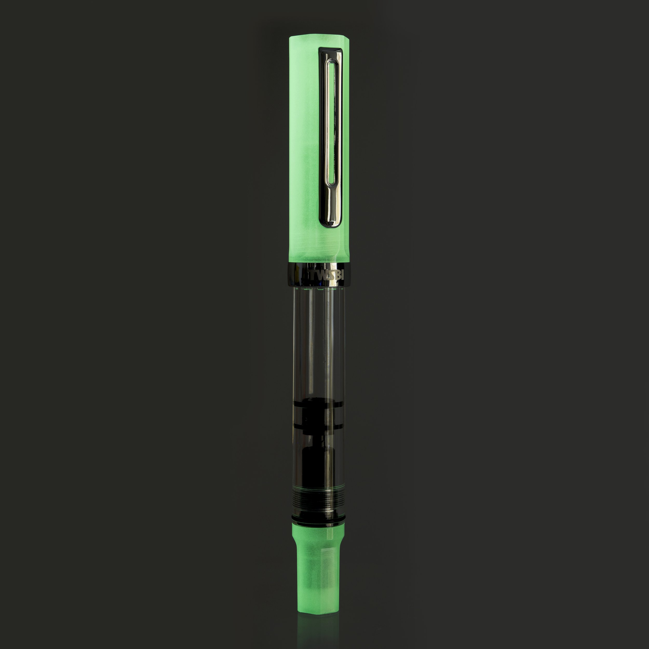 TWSBI ECO Glow Green Fountain Pen The Gentleman Stationer twsbi-eco-glow-green-fountain-pen-the-gentleman-stationer