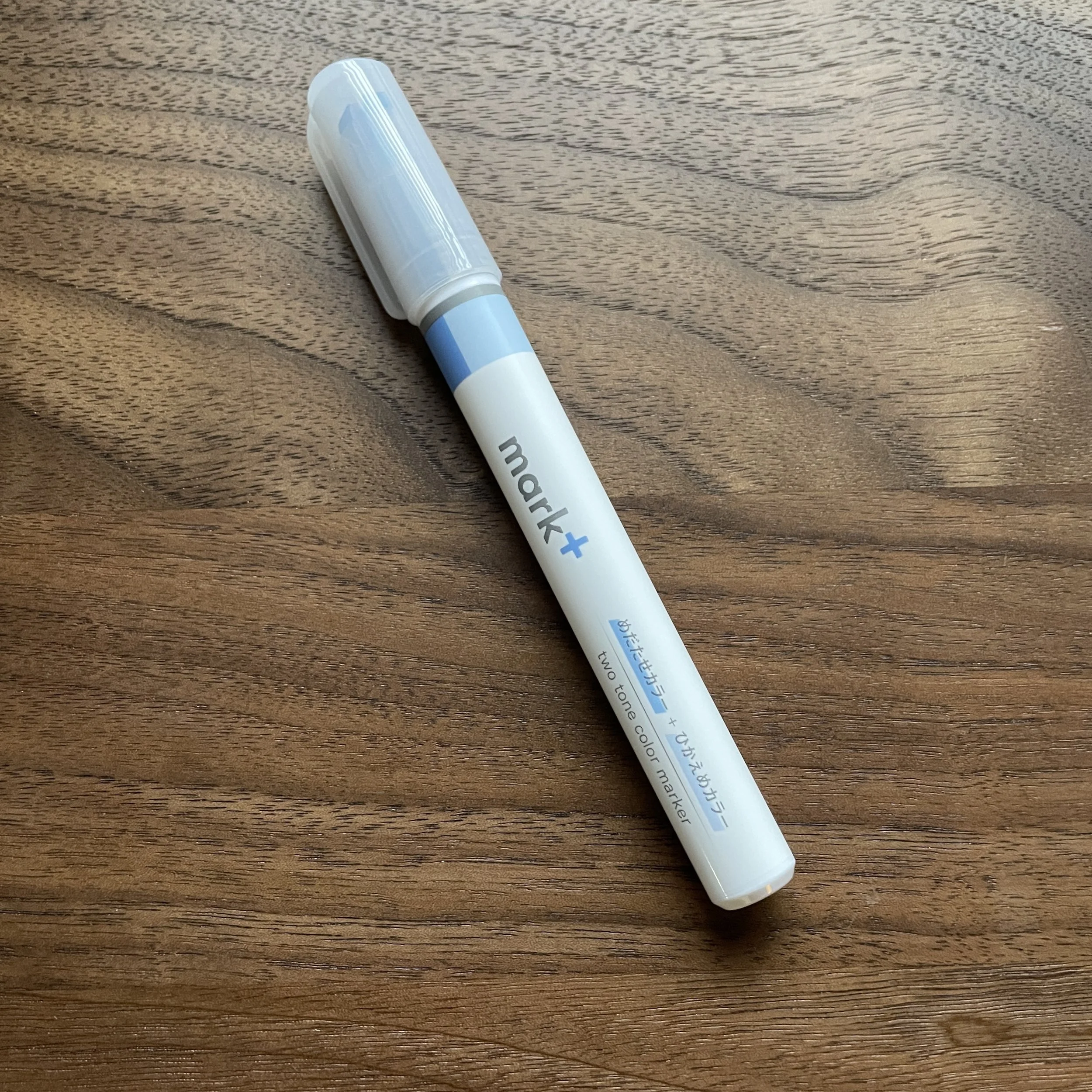 Kokuya Mark+ Dual-Tone Highlighter Blue
