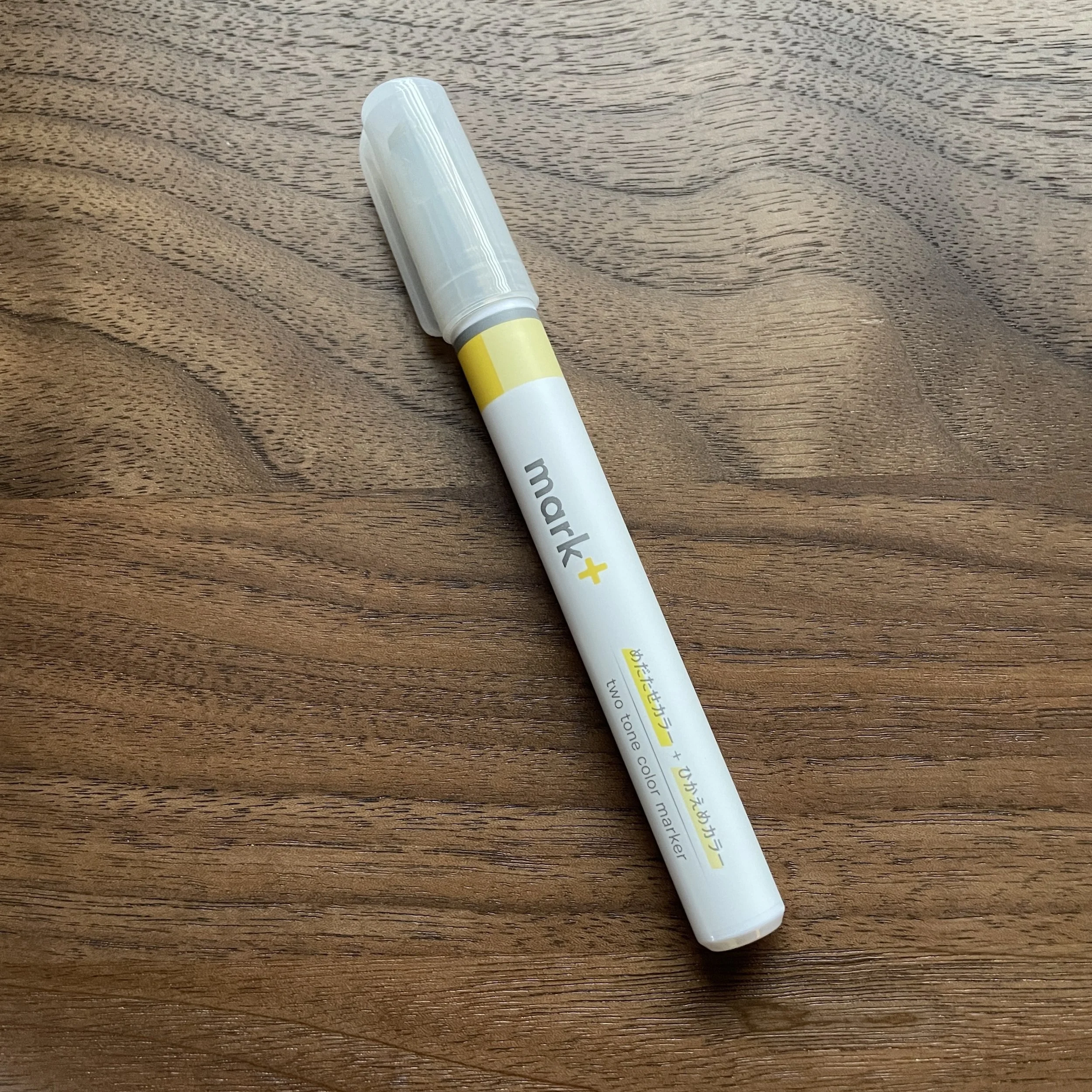 Kokuya Mark+ Dual-Tone Highlighter Yellow