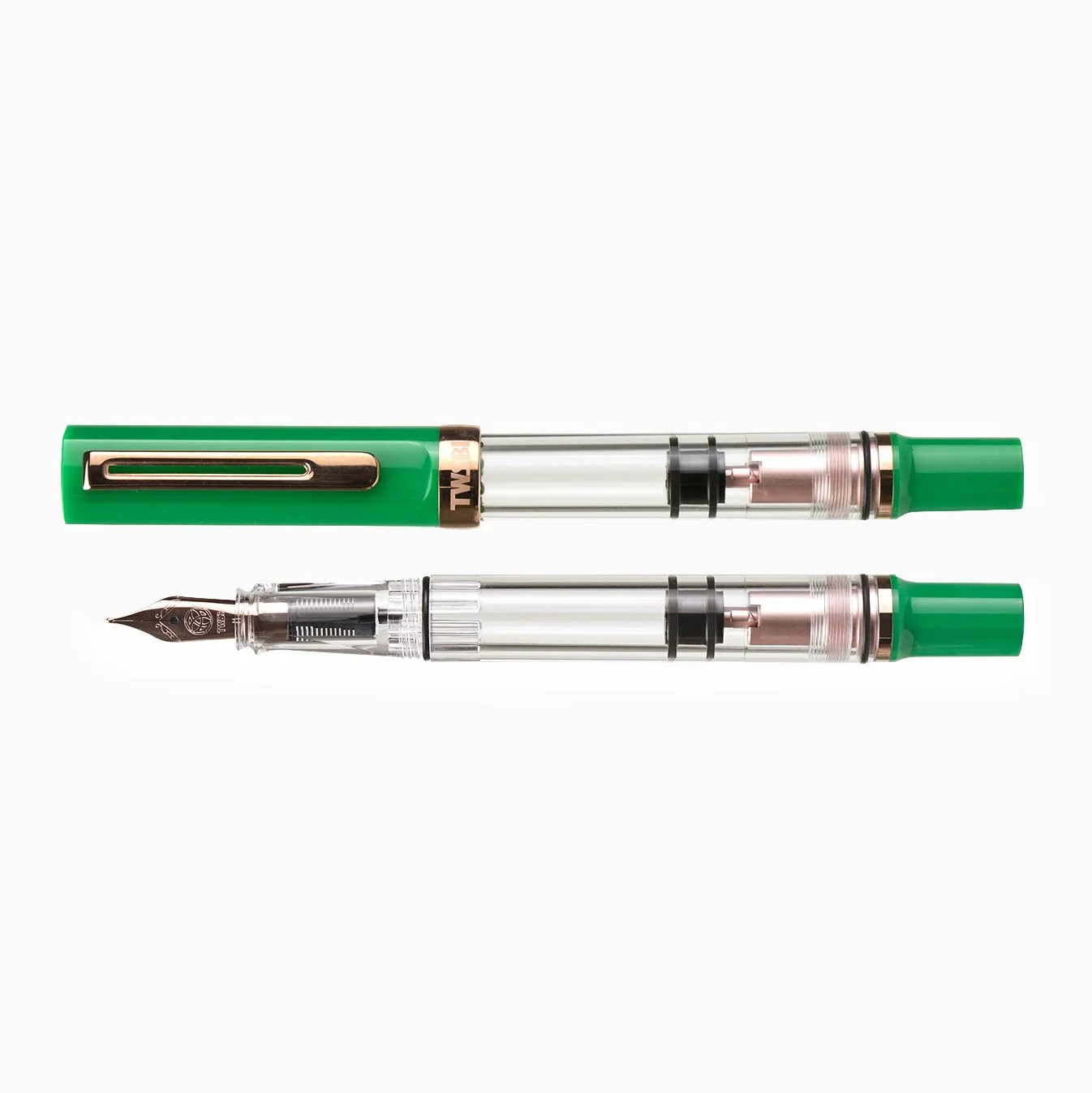 TWSBI ECO-T Royal Jade Rose Gold Pen (2)