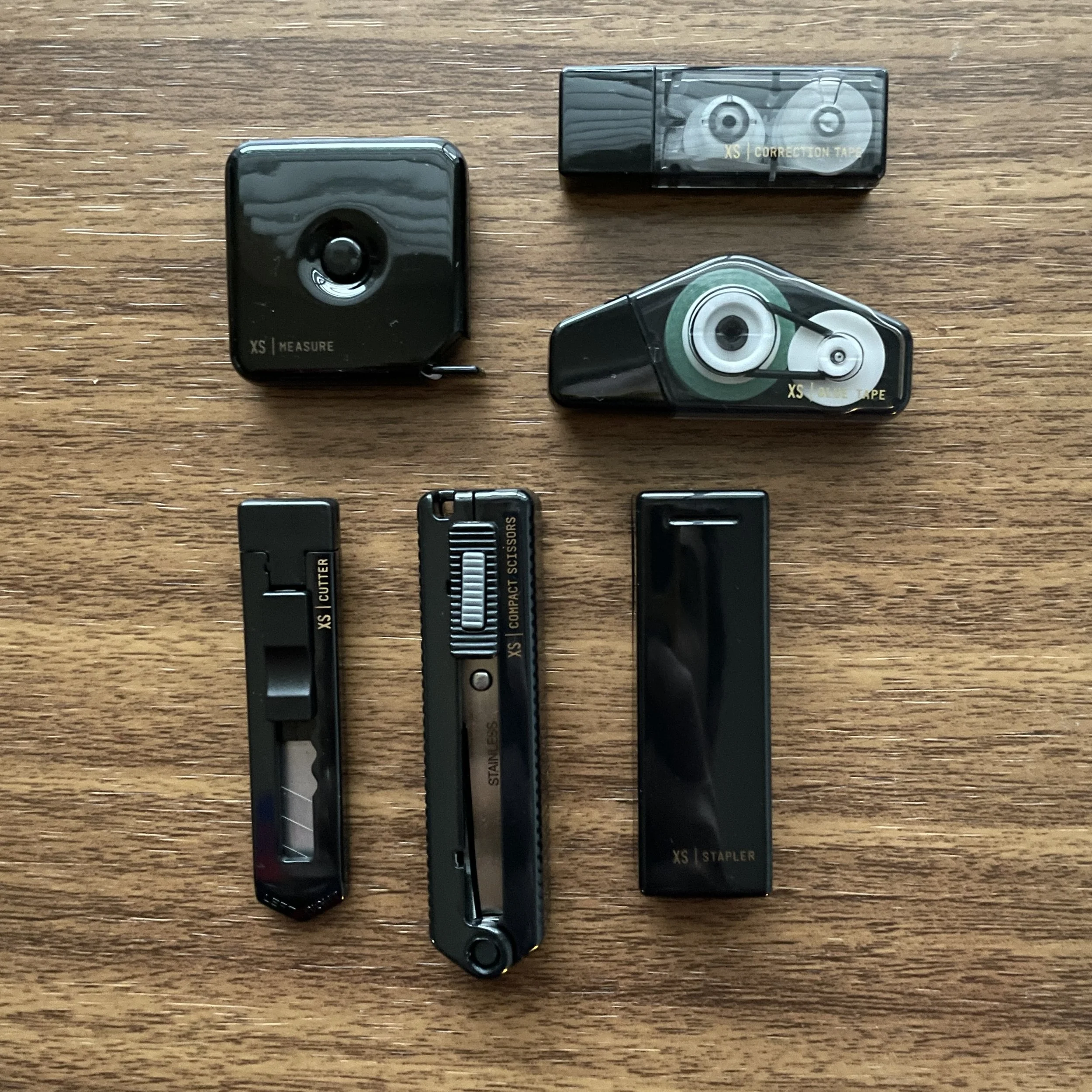 MIdori MD XS Stationery Kit Black (Contents)