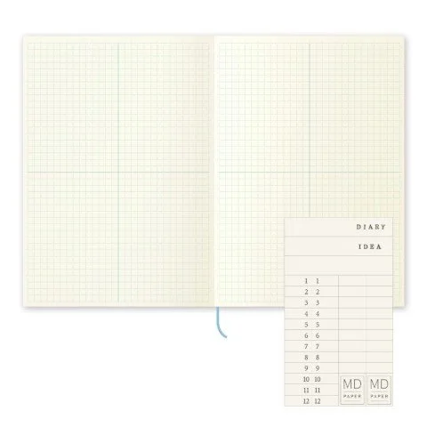 Midori MD A5 Grid-Block Journal A5 Ruling