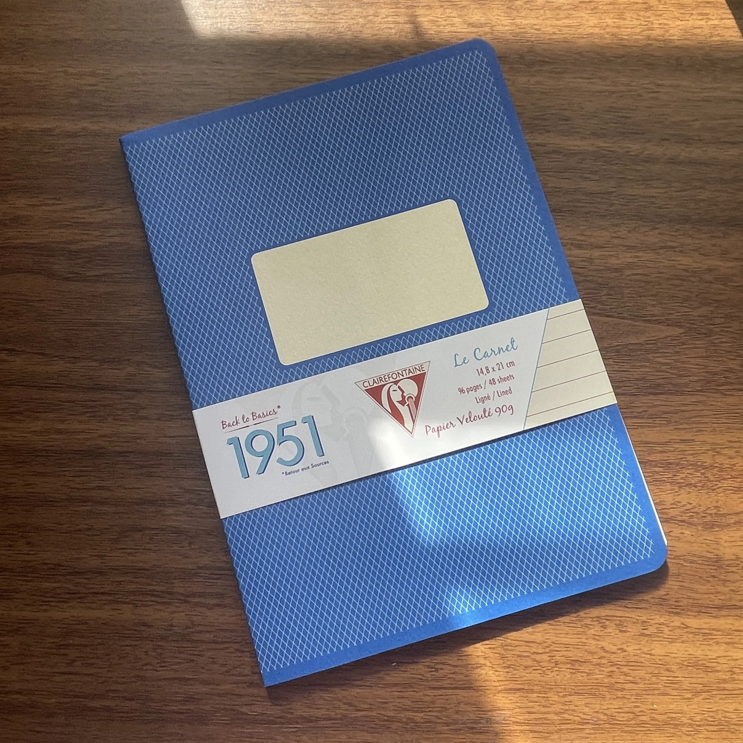 Clairefontaine 1951 Staplebound Blue
