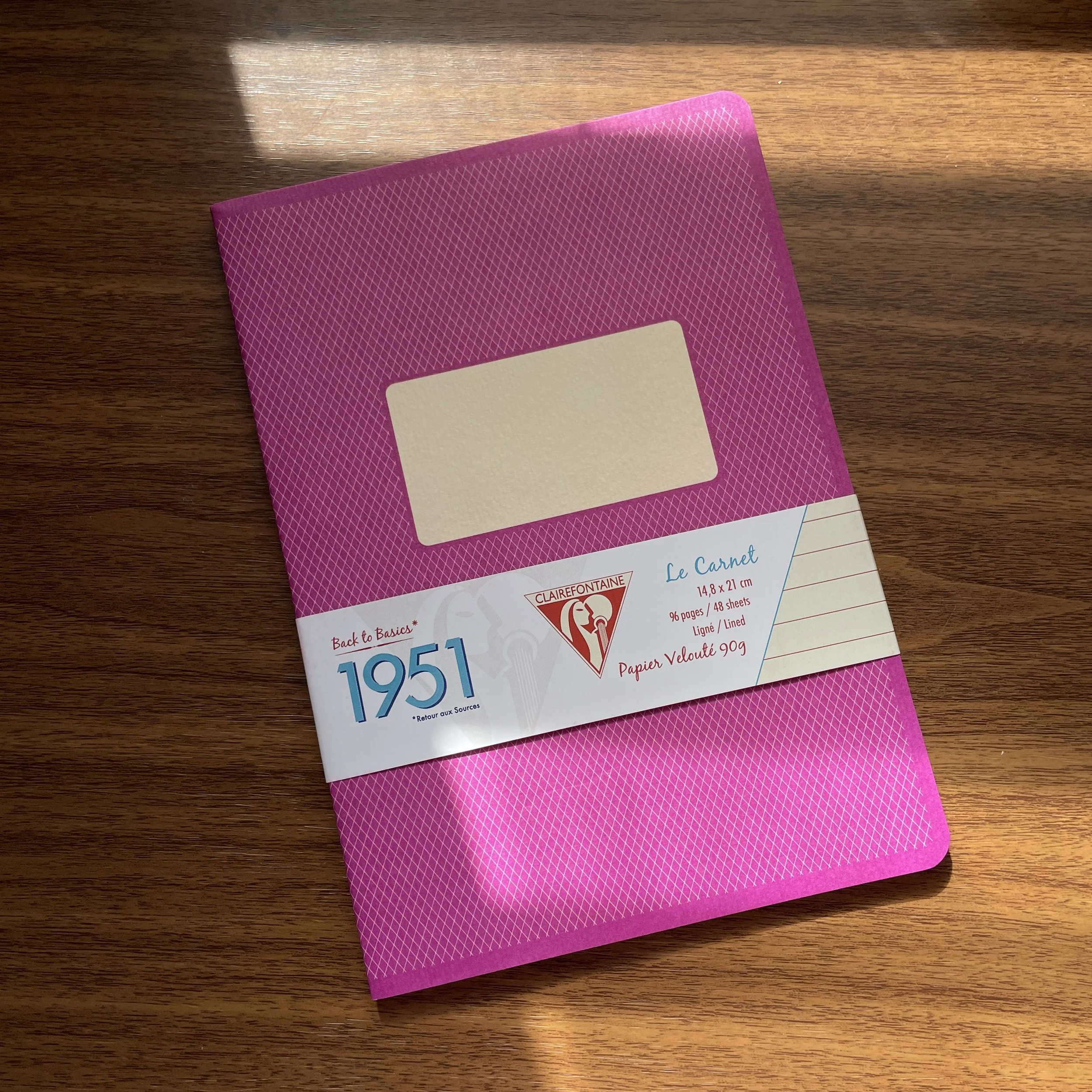 Clairefontaine 1951 Staplebound Purple