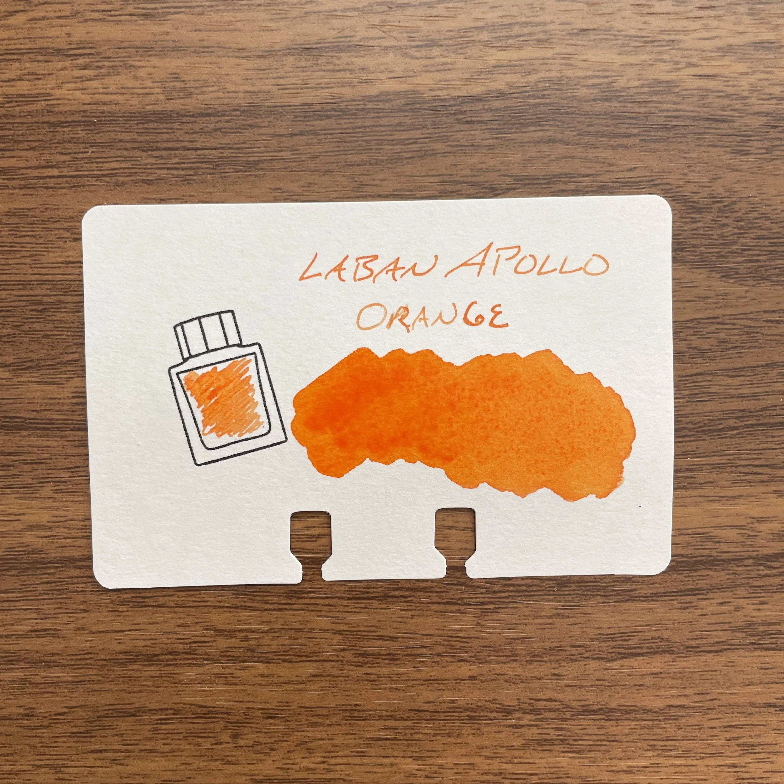 Laban Apollo Orange Swatch