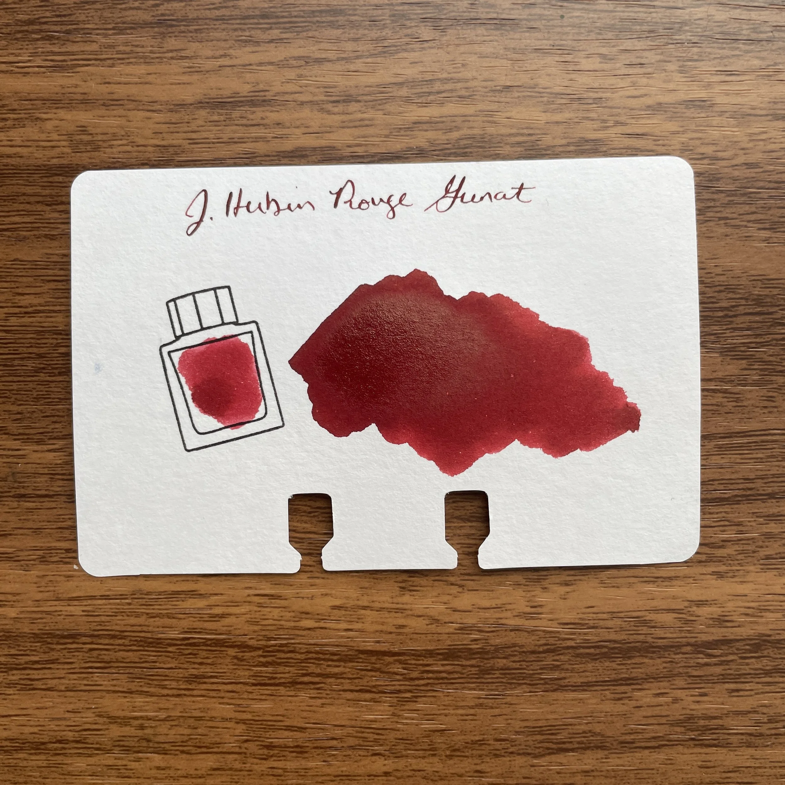 J. Herbin Rouge Grenat Swatch
