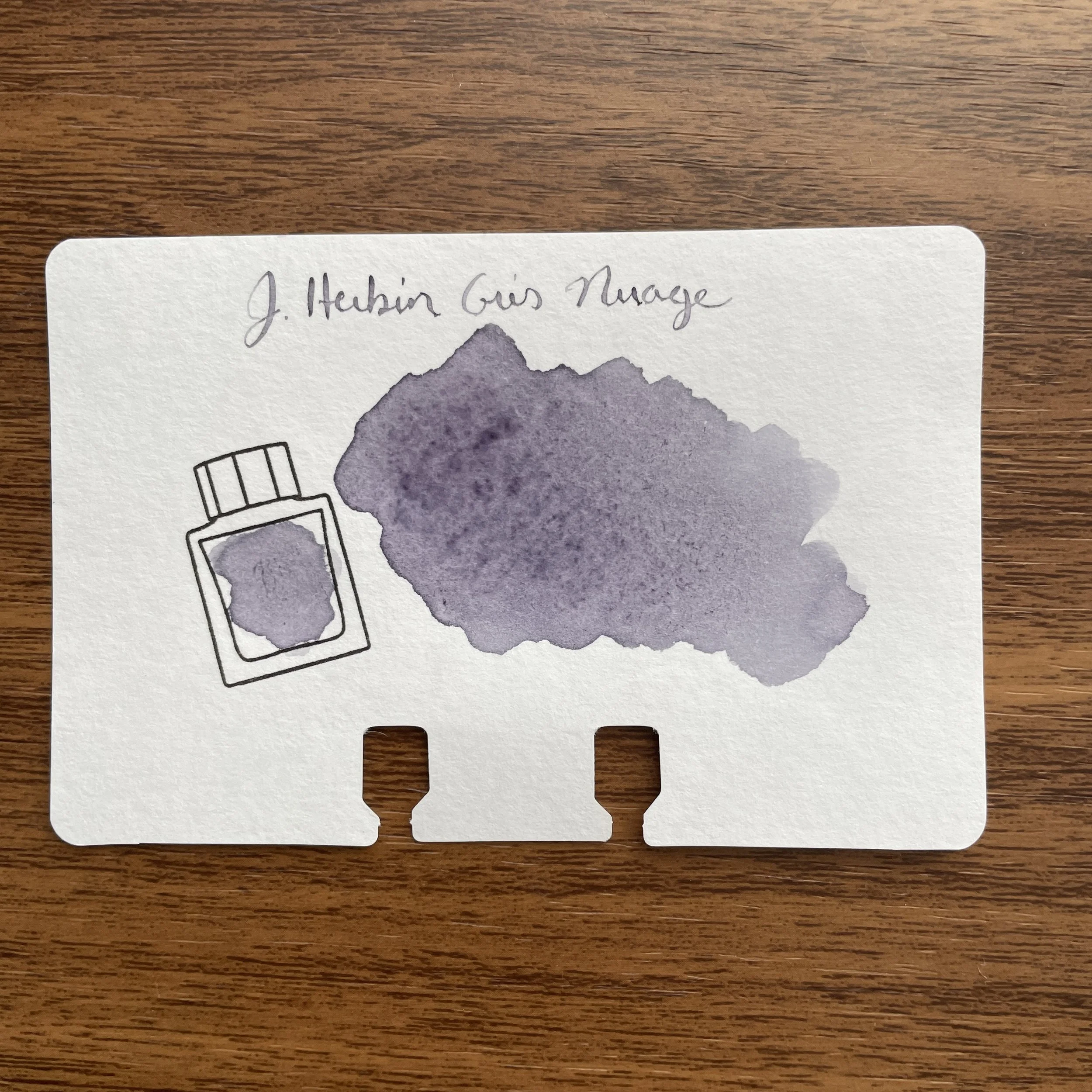 J. Herbin Gris Nuage Swatch