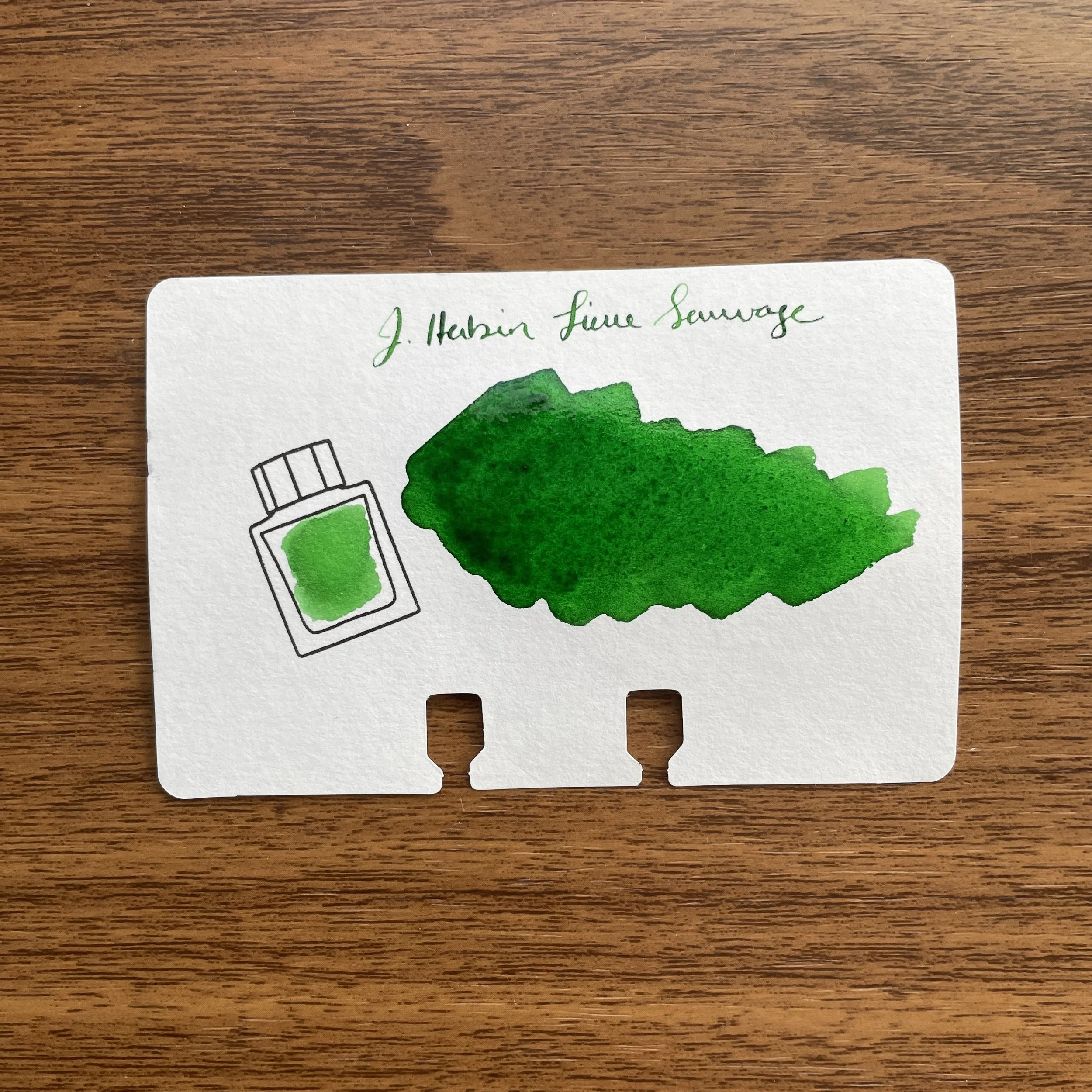 J. Herbin Lierre Sauvage Swatch