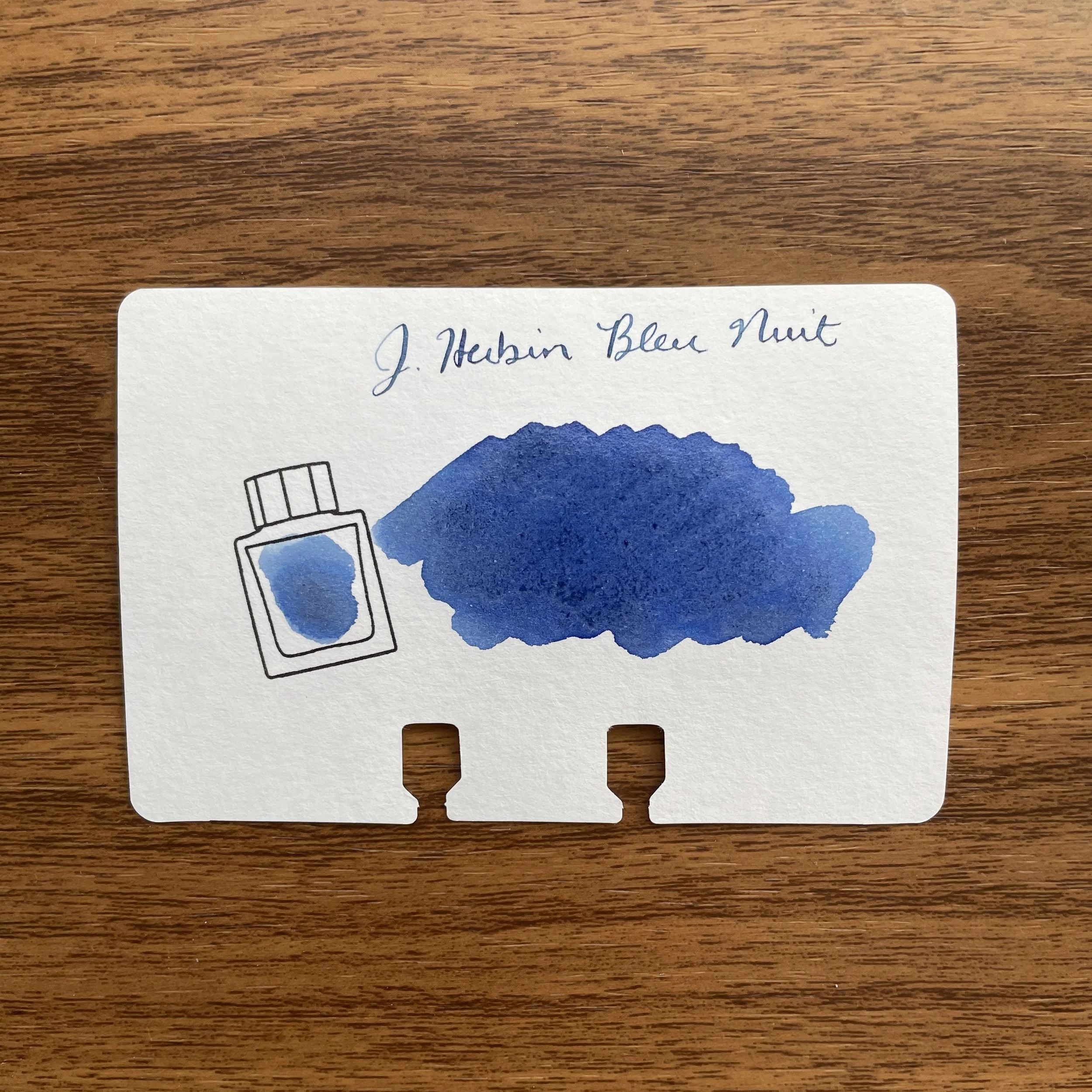J. Herbin Bleu Nuit Swatch