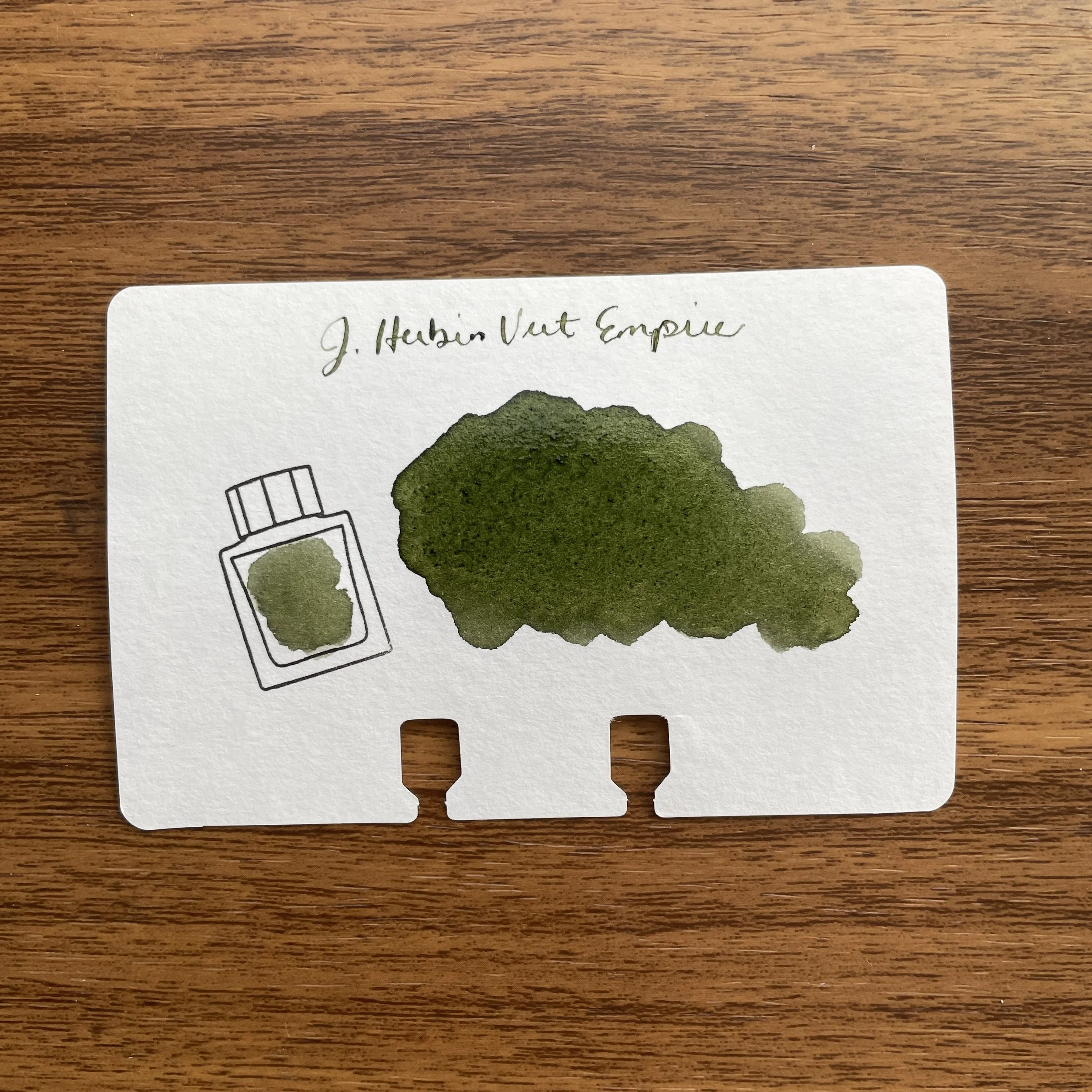 J. Herbin Vert Empire Swatch